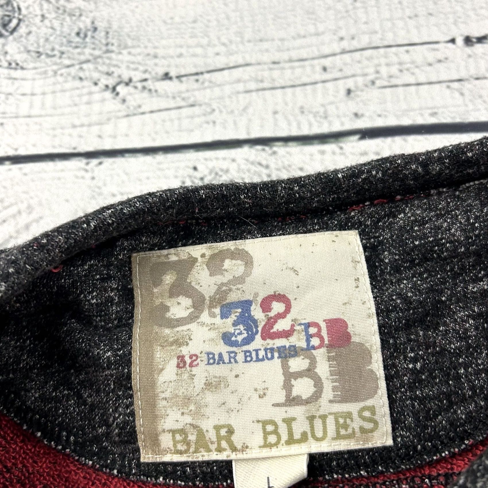 Vintage 32 Bar Blues Sweatshirt Pullover Pocket Mens Large Black Shirt Size US L / EU 52-54 / 3 - 3 Thumbnail