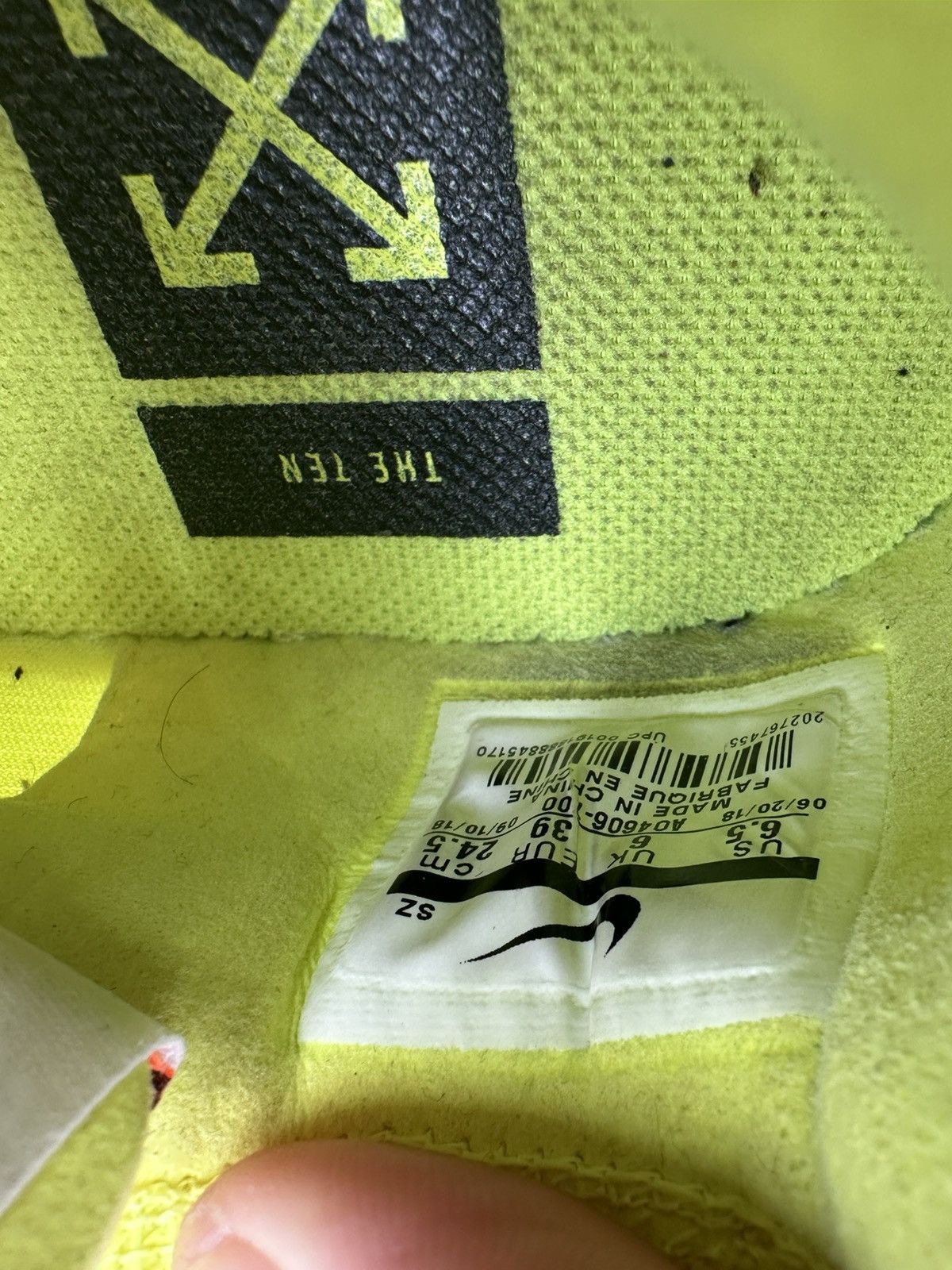 Nike × Off-White Nike x Off-White Air Force 1 Size US 6.5 / EU 39-40 - 25 Thumbnail