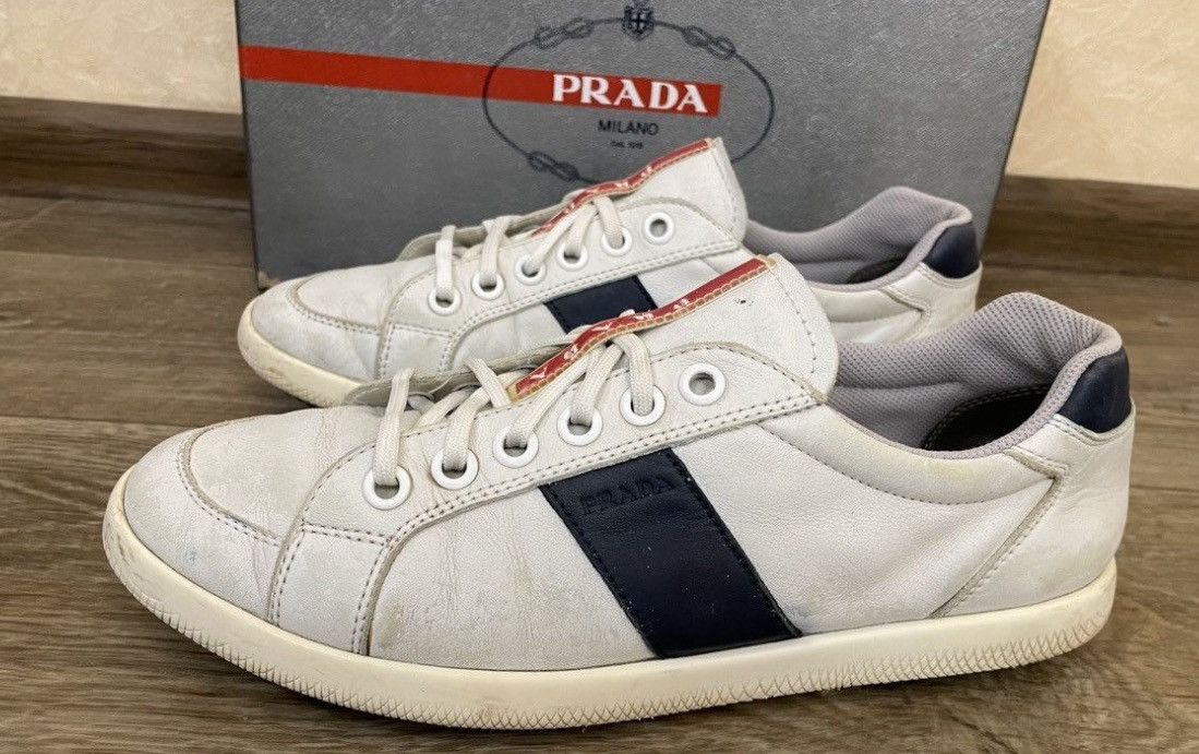 Prada Burberry sneakers size 9,5 Size US 9.5 / EU 42-43 - 4 Thumbnail