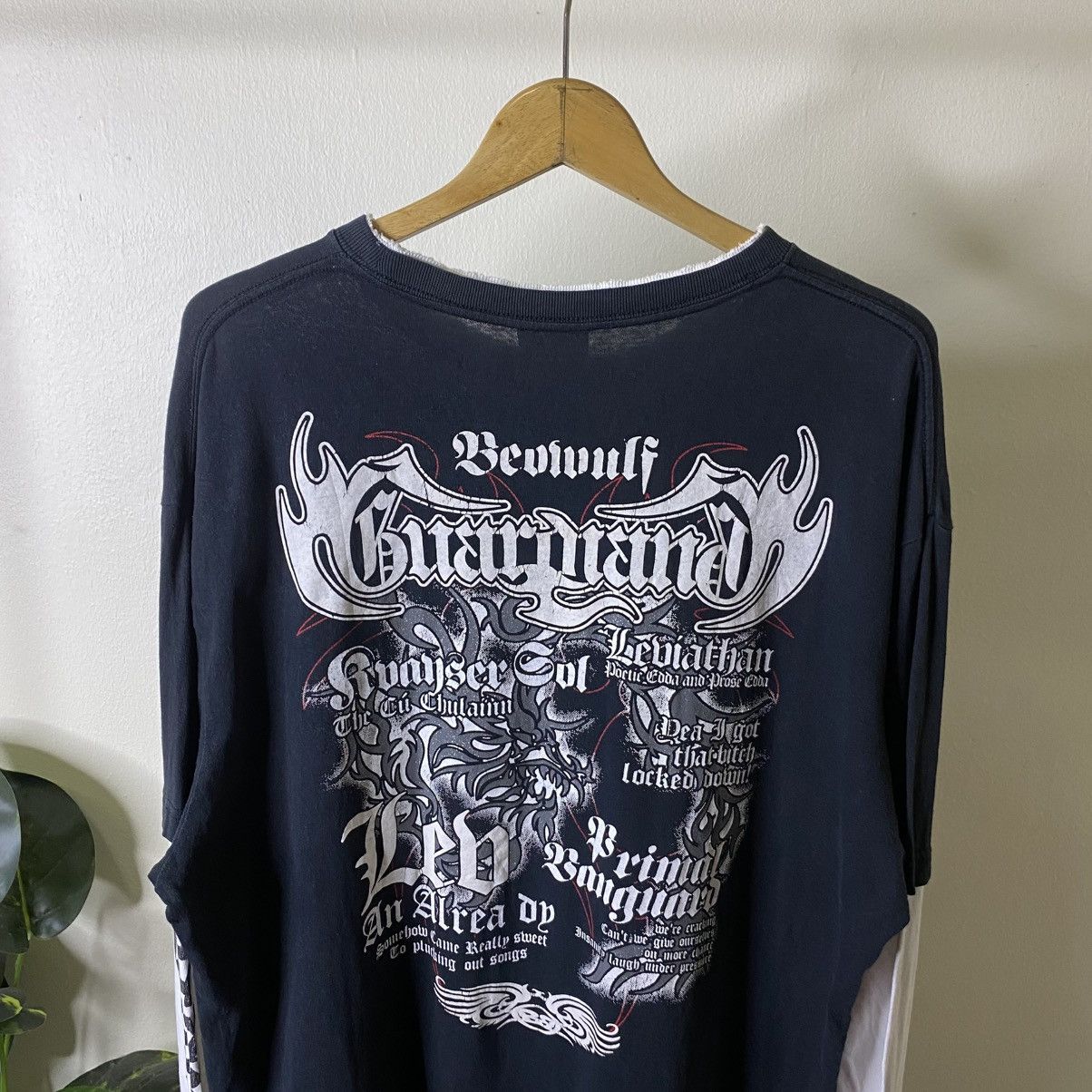 If Six Was Nine JapanBrand Dragon Affliction Cyber Gothic Punk Double Sleeve Size US XXL / EU 58 / 5 - 2 Thumbnail