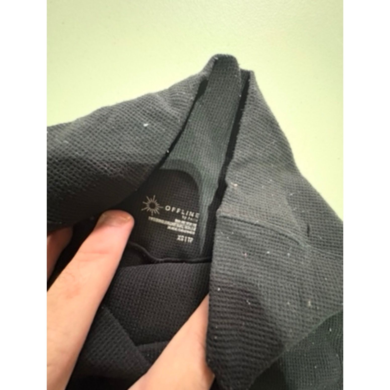 American Eagle Outfitters Offline by Aerie Leggings Size S Black High Rise Athletic Size 27" / US 4 / IT 40 - 4 Thumbnail
