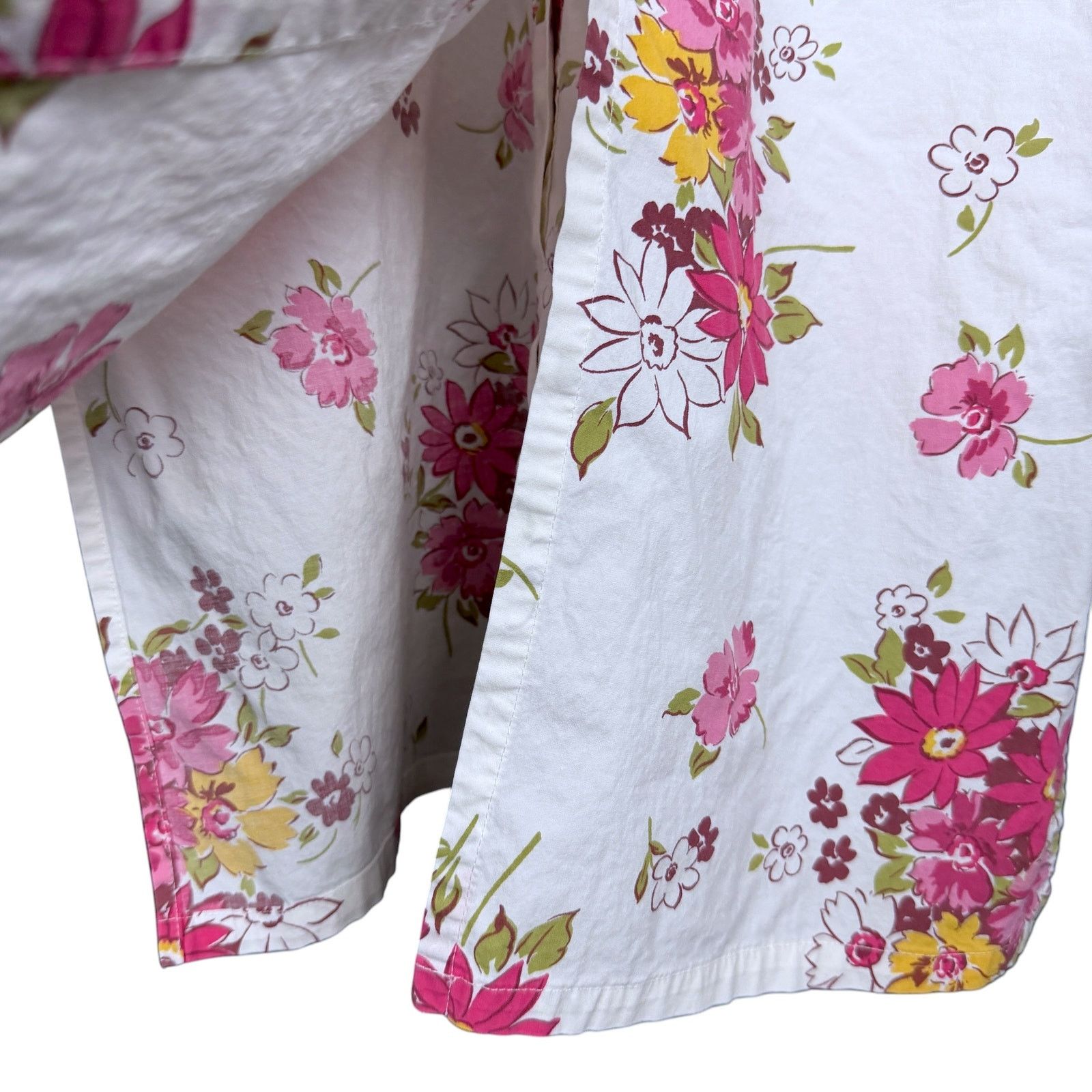 Other Vintage 90s LOCO LINDO Small Top Blouse White Pink Floral Size S / US 4 / IT 40 - 11 Thumbnail