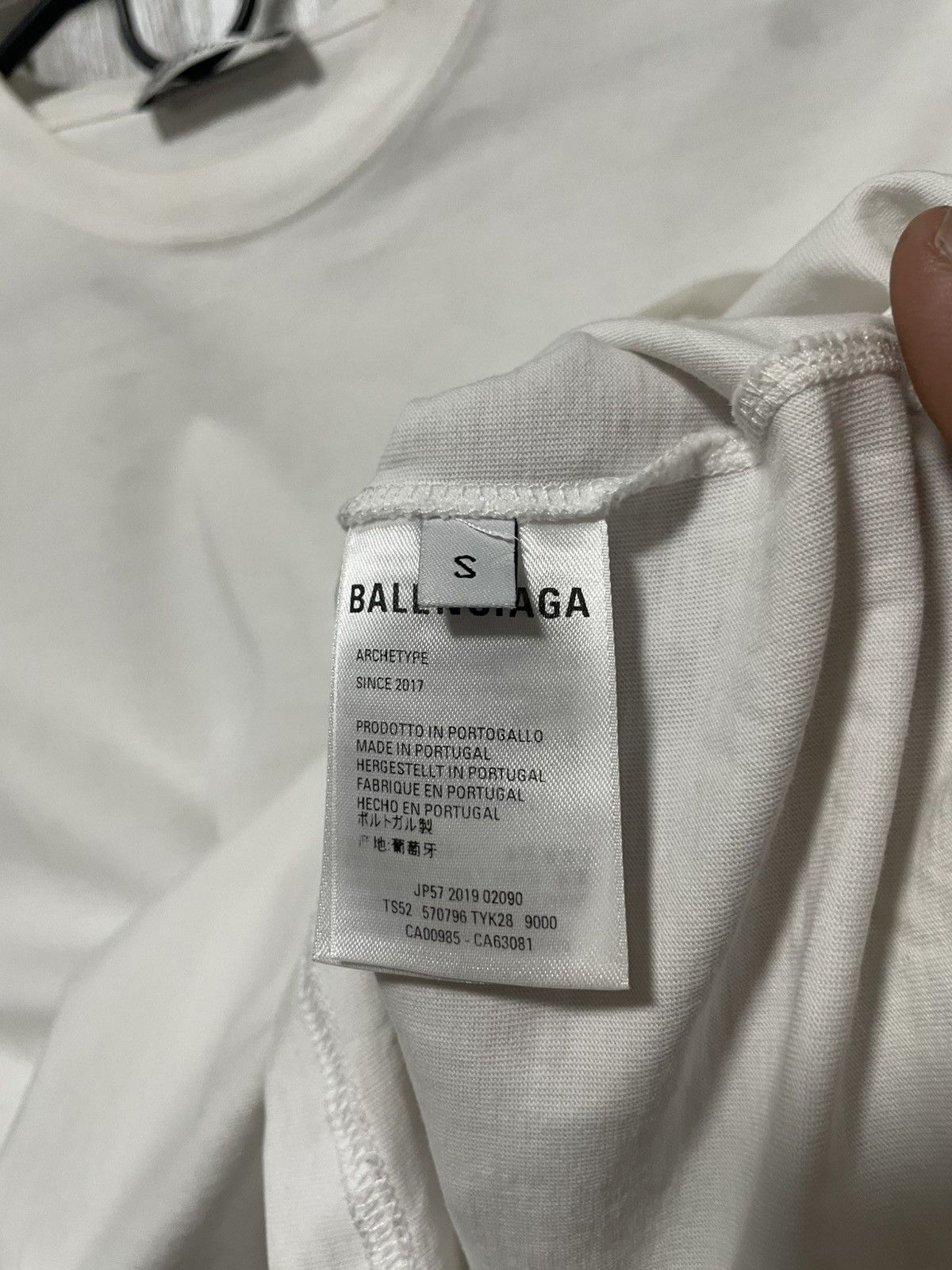 Balenciaga Balenciaga Archetype Logo T Shirt Size US XXS / EU 40 - 12 Thumbnail