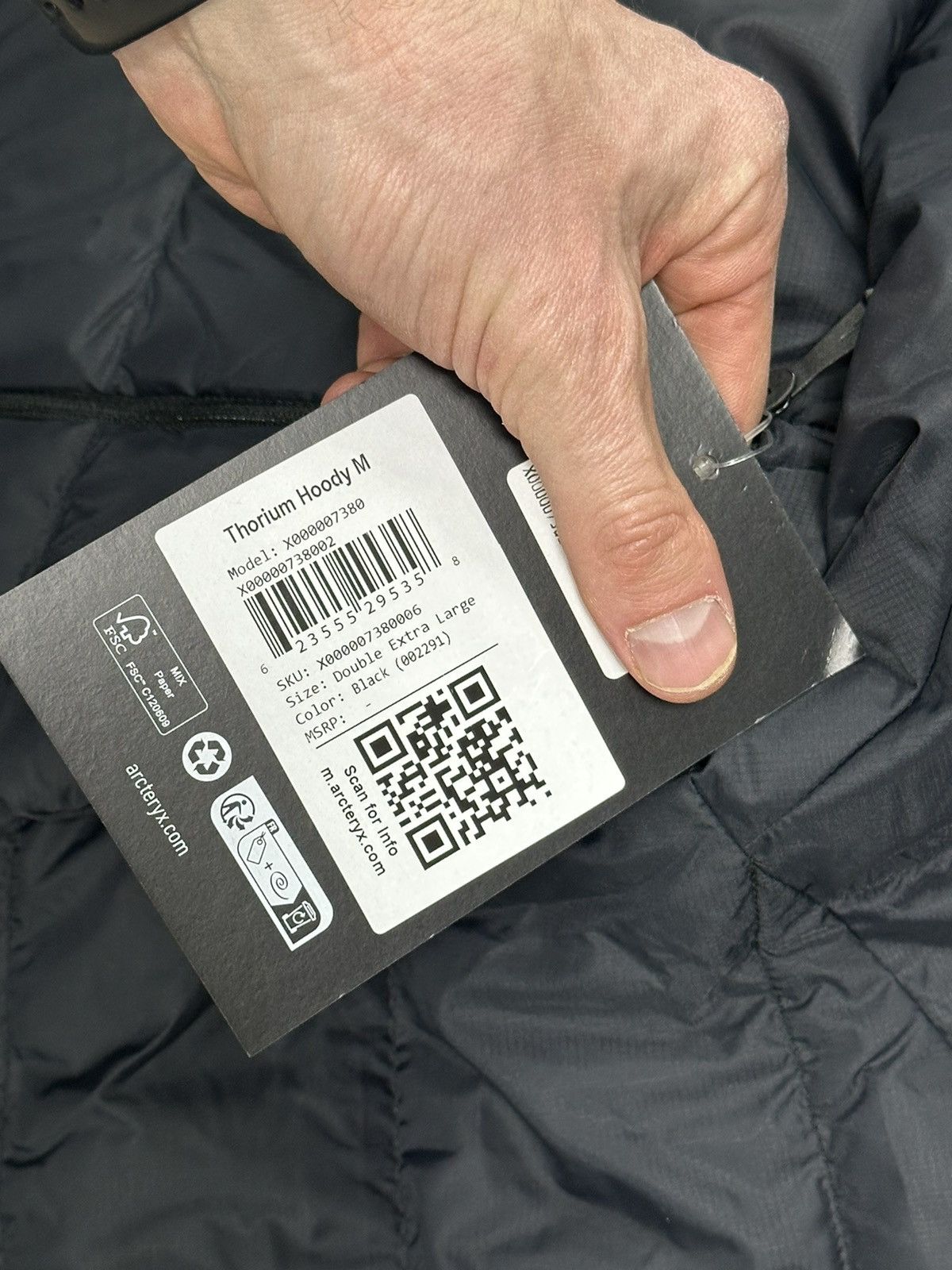 Arc'teryx Arc’teryx Thorium Jacket “Black” Men’s (XXL) – Original, New Size US XXL / EU 58 / 5 - 12 Thumbnail