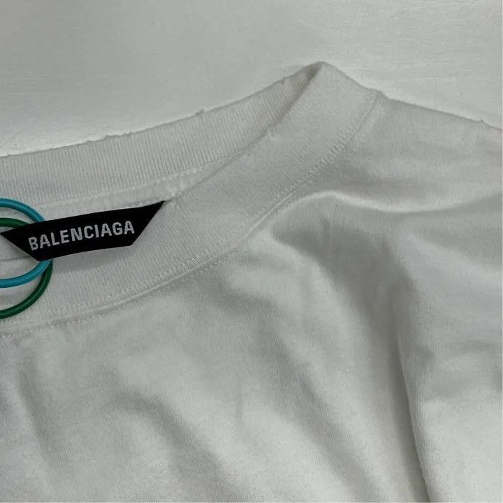 Balenciaga Balenciaga Balenciaga Athletic Logo Short Sleeve TShirt -2 Size US XL / EU 56 / 4 - 4 Thumbnail