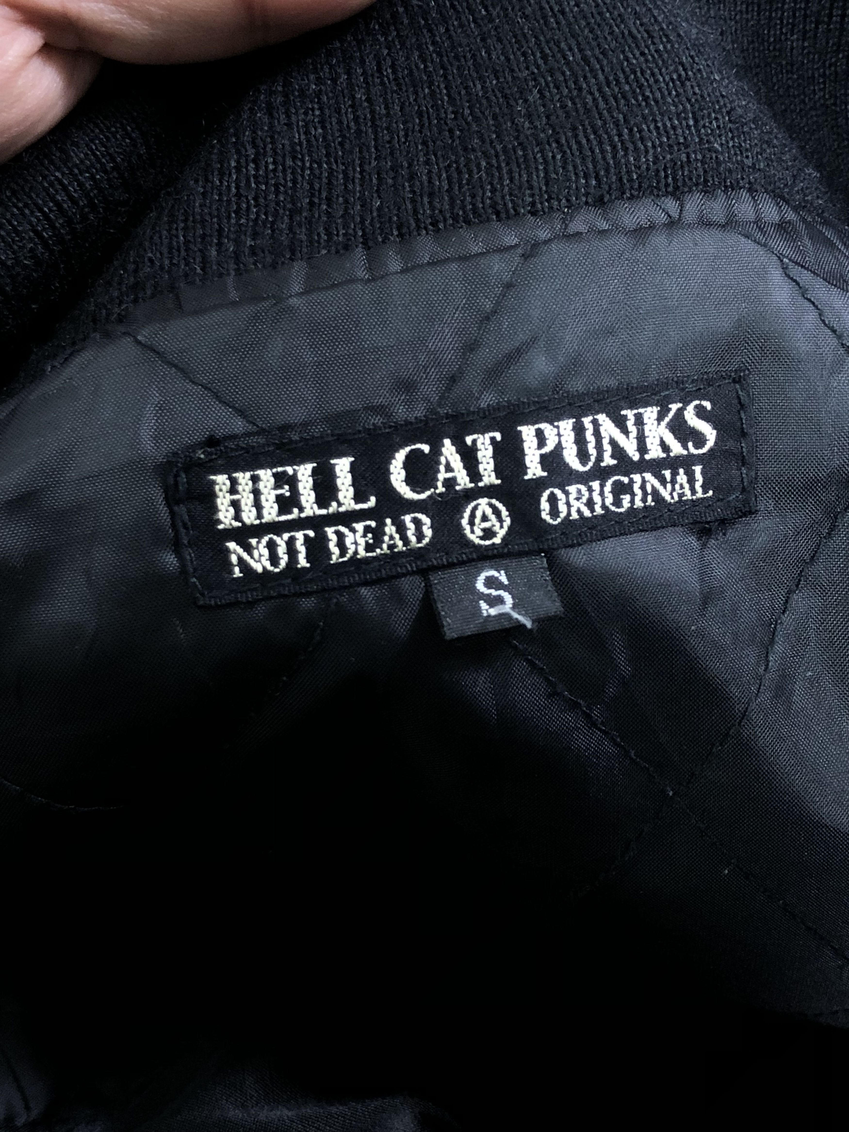 Japanese Brand RARE🔥THE HELLCAT PUNKS NOT DEAD SUKAJAN SATIN JACKET UNISEX Size US S / EU 44-46 / 1 - 11 Thumbnail