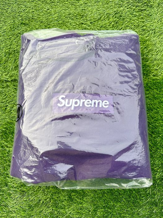 Supreme Supreme Box Logo Hoodie Dark Purple FW23 Size Medium In