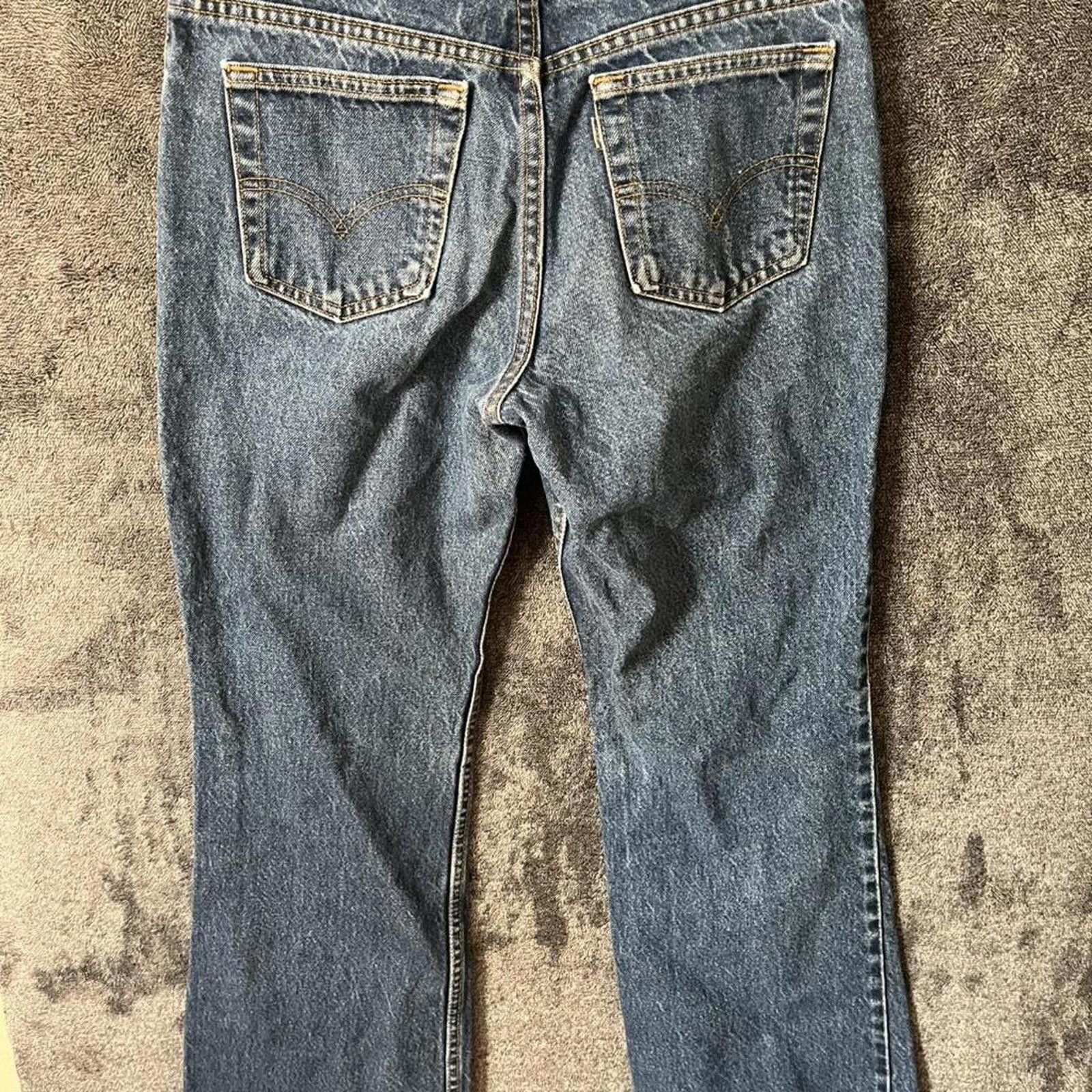 Levi's Vintage 90s SilverTab Hipster Flare Jeans 7JR M Size 30" / US 8 / IT 44 - 2 Thumbnail