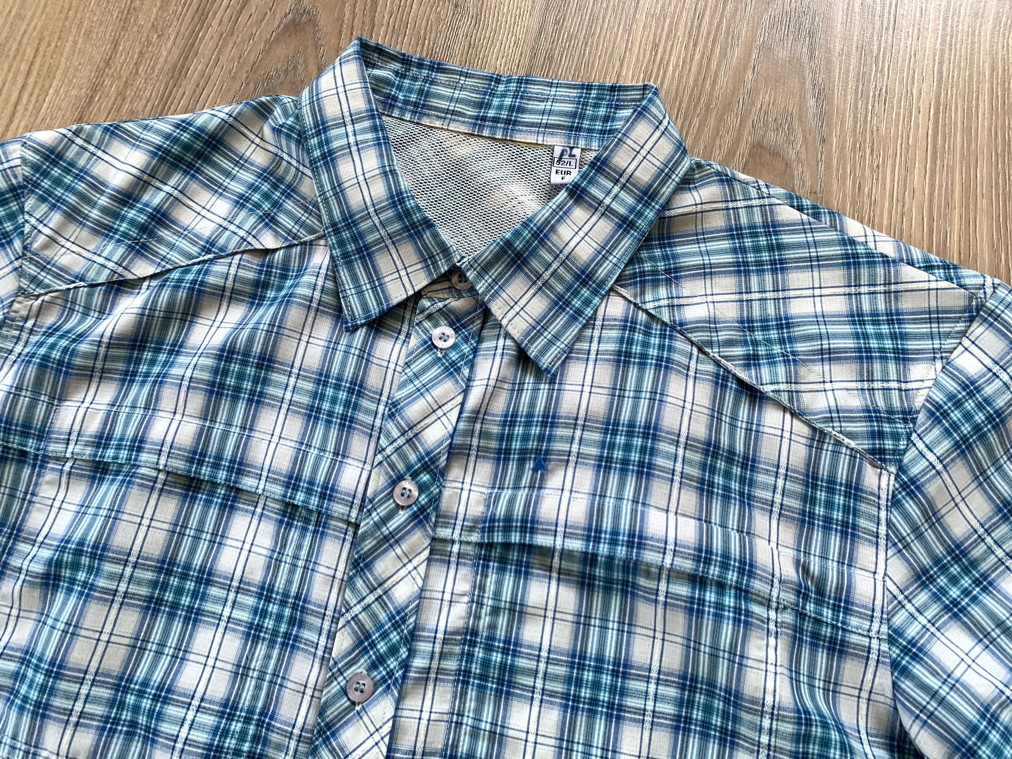 Sports Specialties Icepeak Mens Plaid Short Sleeve Trekking Shirt Size US L / EU 52-54 / 3 - 4 Thumbnail