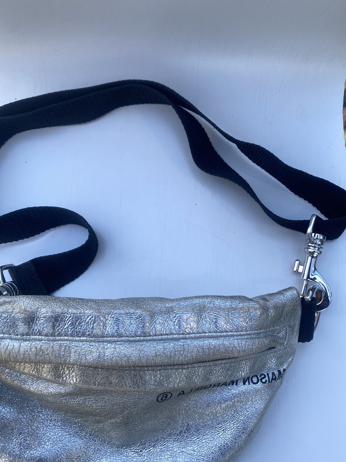 Maison Margiela MAISON MARGIELA TWO COMPARTMENT BUM BAG - SILVER Size ONE SIZE - 9 Thumbnail