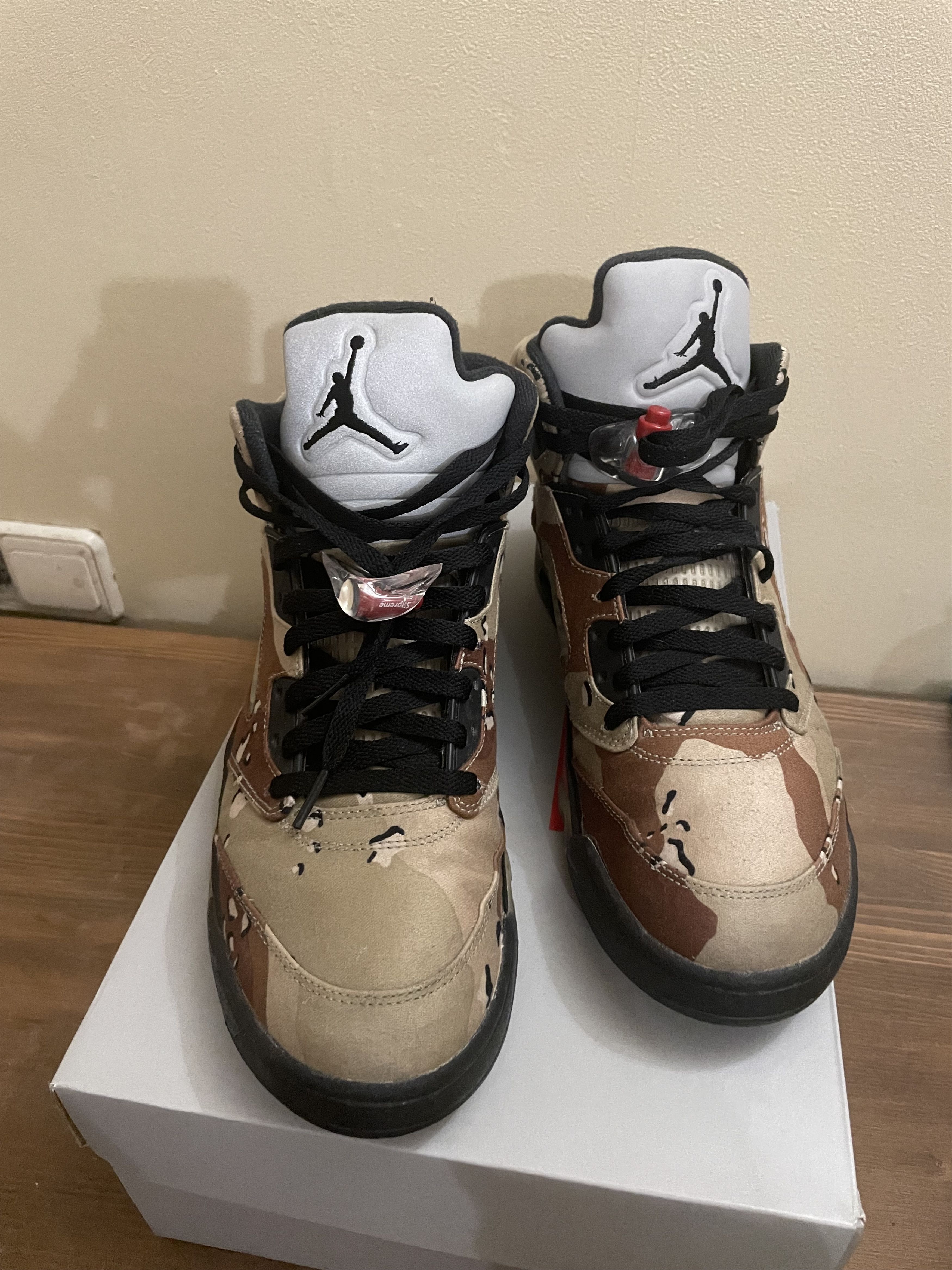 Jordan Brand × Supreme Supreme Jordan 5 Camo Size US 10 / EU 43 - 4 Thumbnail
