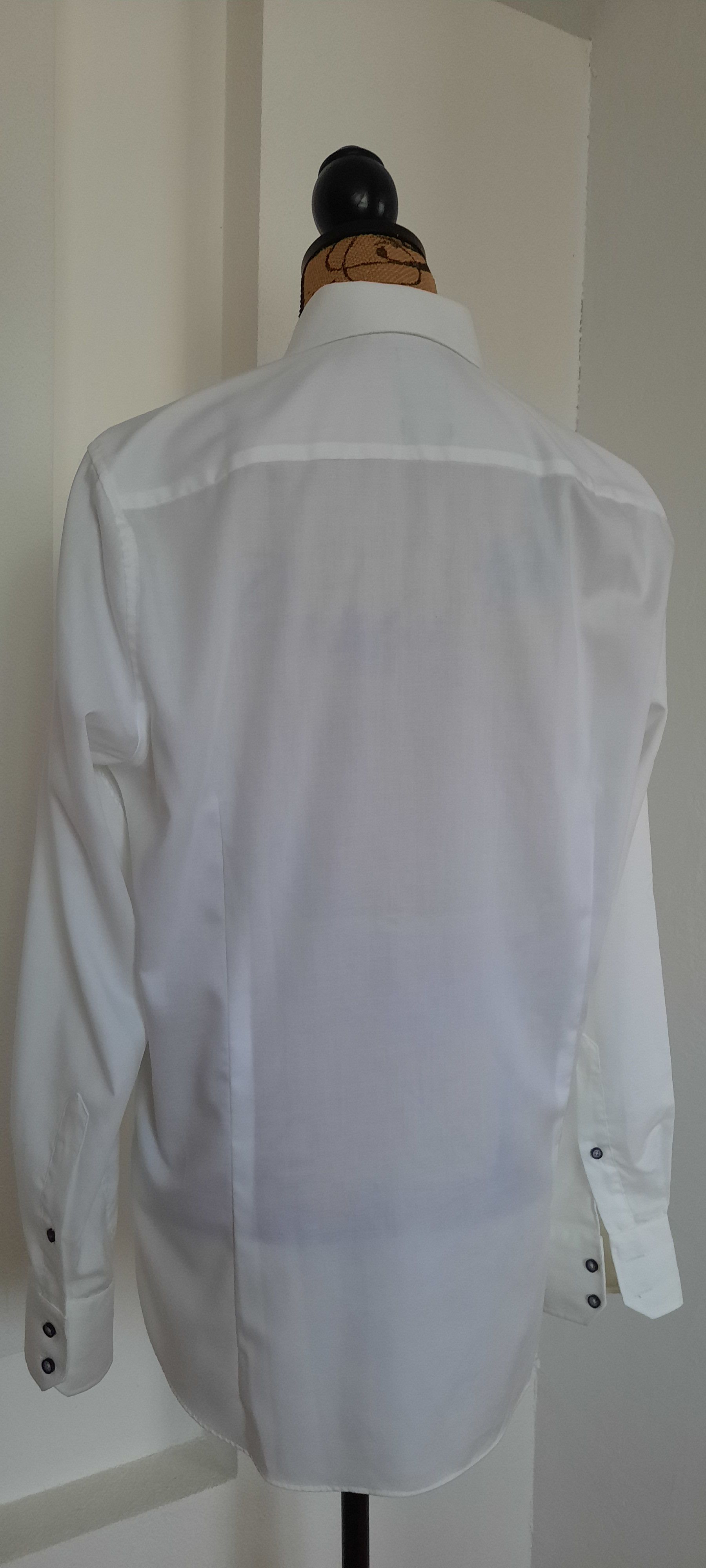 Pierre Cardin PIERRE CARDIN Men's Shirt Long Sleeve White 40 M Size US M / EU 48-50 / 2 - 3 Thumbnail