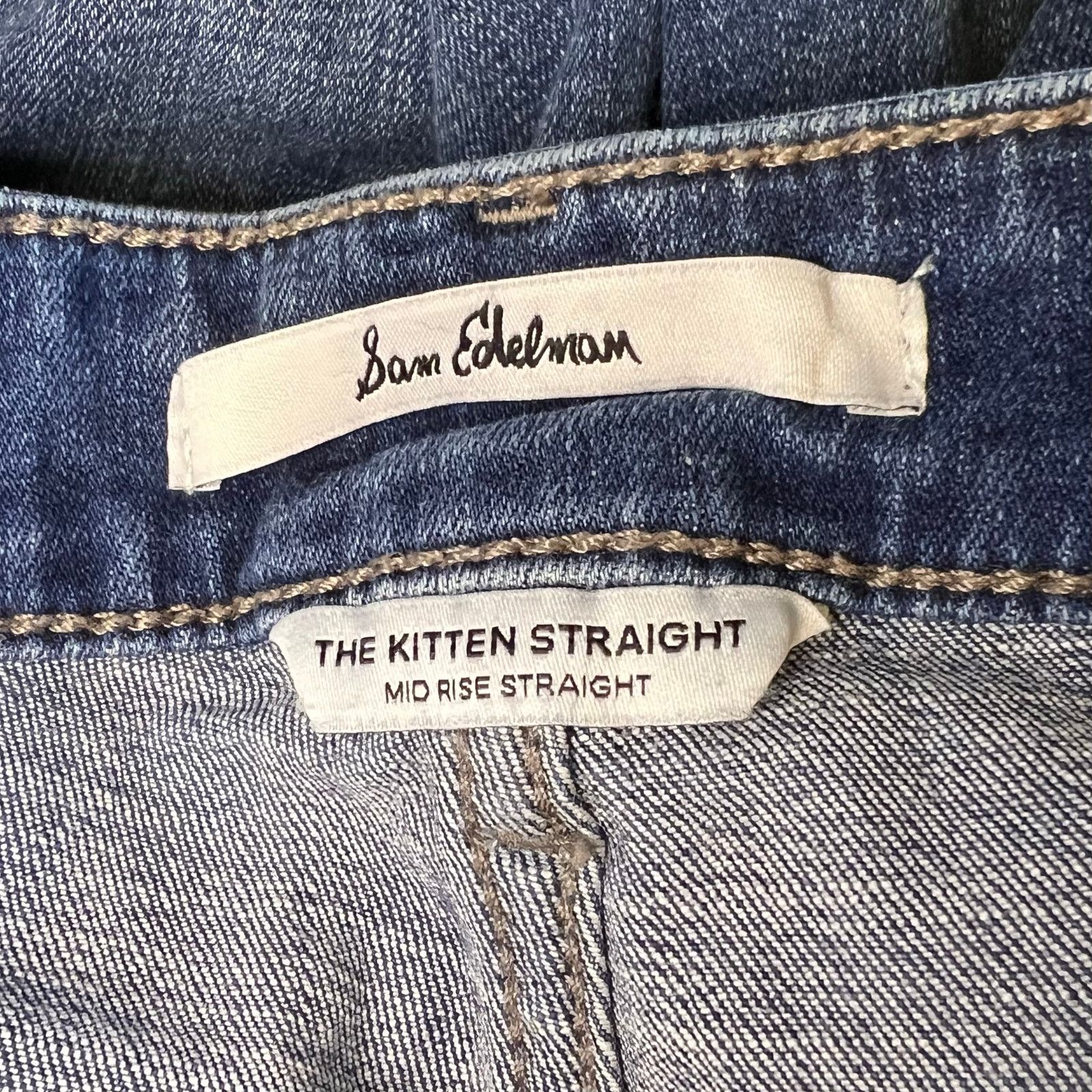 Sam Edelman Sam Edelman Women’s The Kitten Straight Jeans Size 28 Size 28" / US 6 / IT 42 - 5 Thumbnail