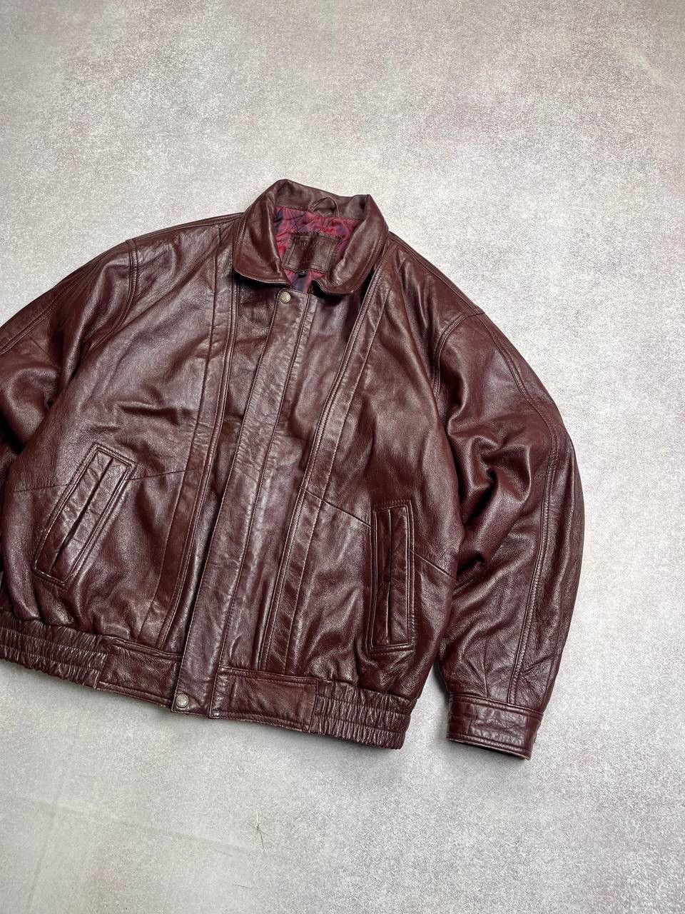Genuine Leather Vintage 90s Burton Leather Y2K Jacket Archive Rare Size US L / EU 52-54 / 3 - 2 Thumbnail