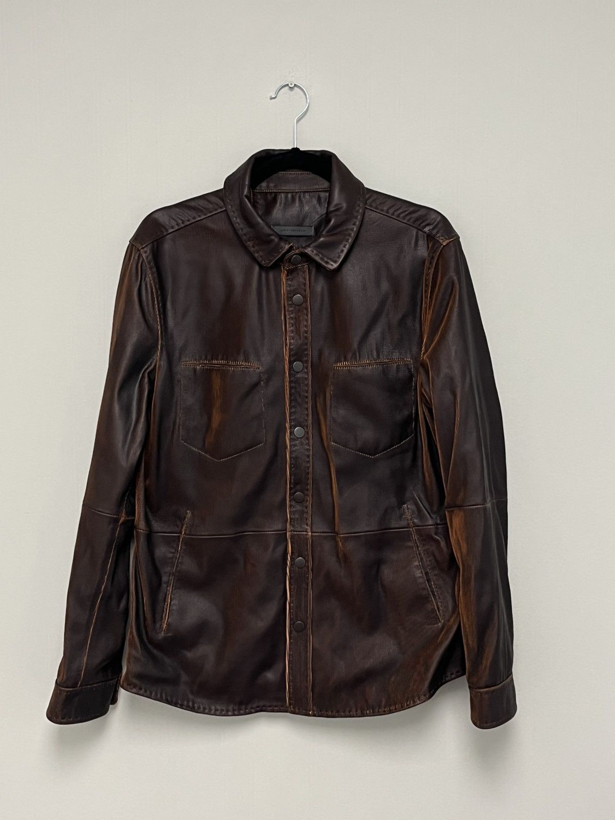 John Varvatos Lottie Shirt Jacket EU 56 USA 46 Size US XL / EU 56 / 4 - 10 Thumbnail