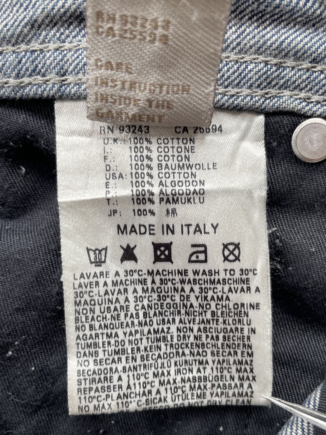 Diesel Diesel Slammer Stud Denim (P108) Size US 34 / EU 50 - 19 Thumbnail