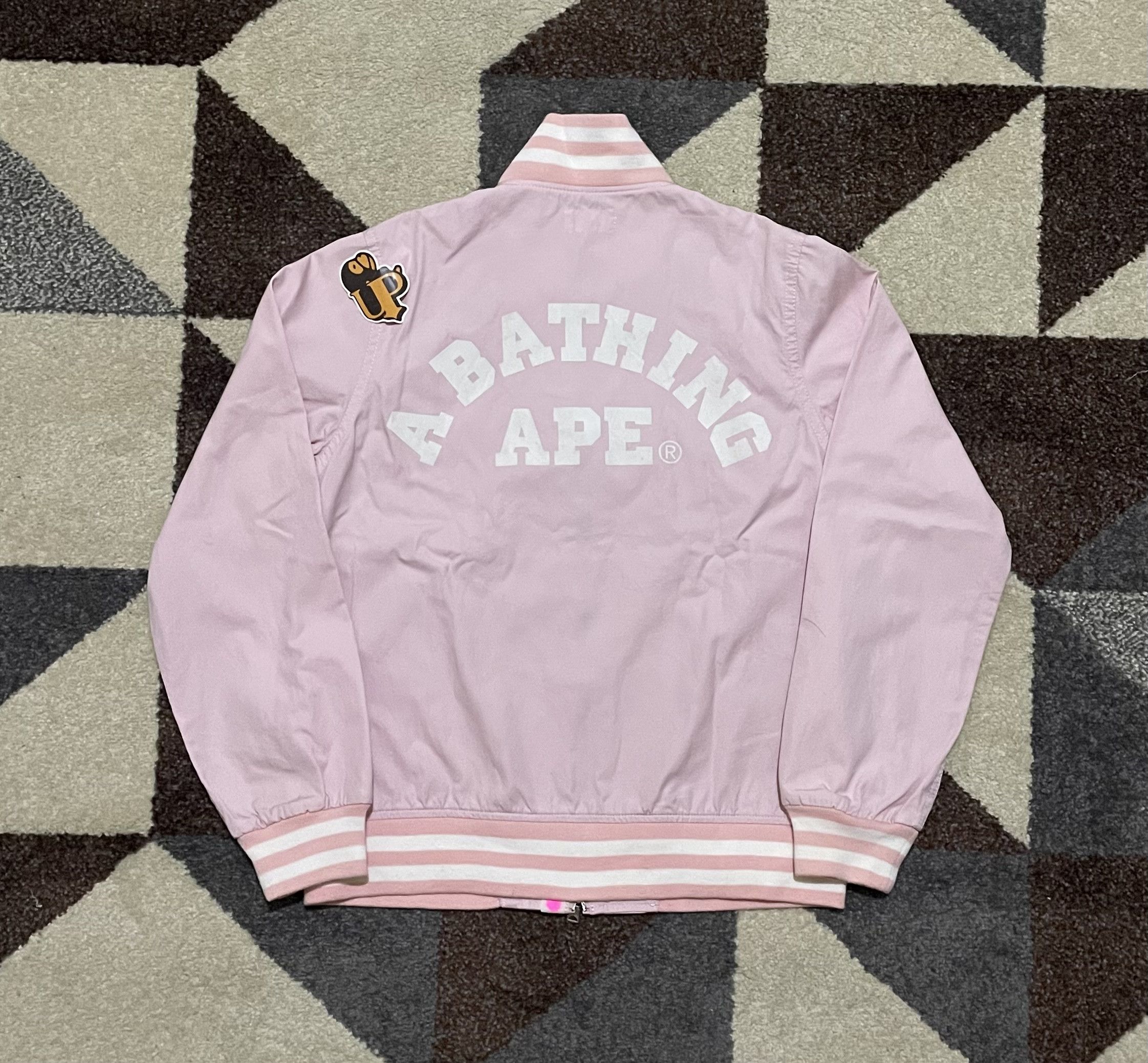 Bape 2005 Bape Ape Head Logo Varsity Jacket Size S / US 4 / IT 40 - 6 Thumbnail