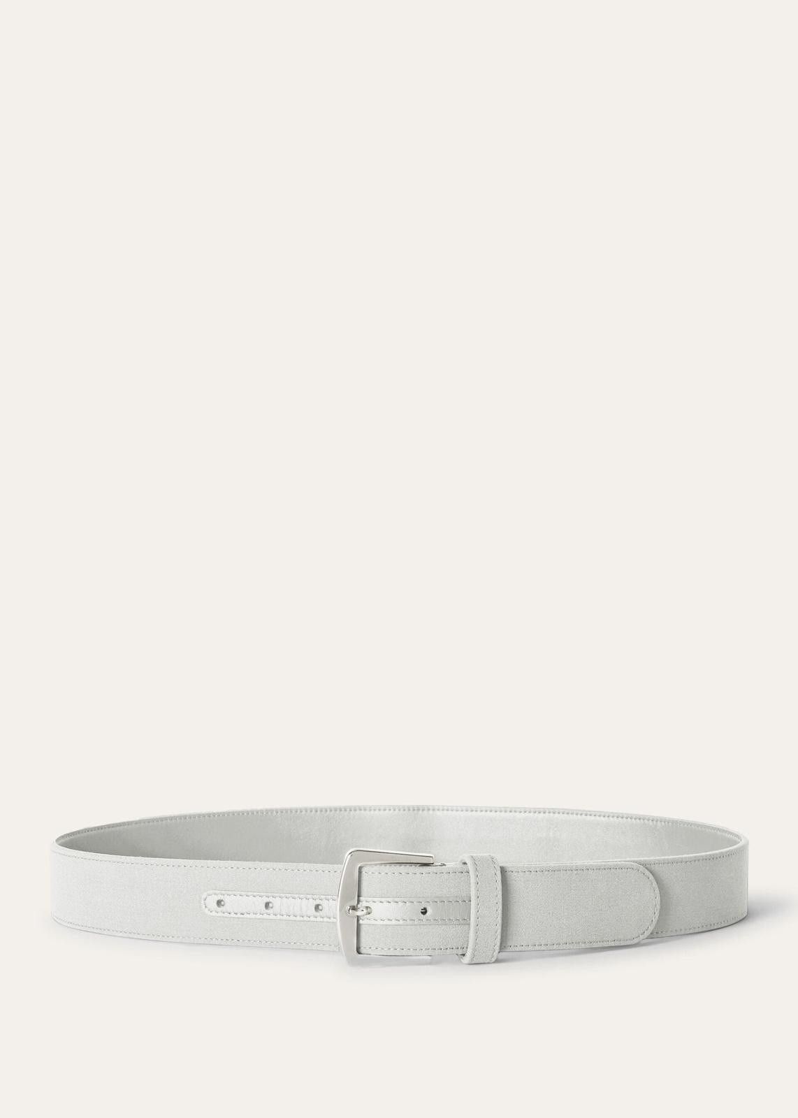 Loro Piana o1srvl11e0325 FAN8534 Size: OS / Golf Belt in White Size ONE SIZE - 1 Preview