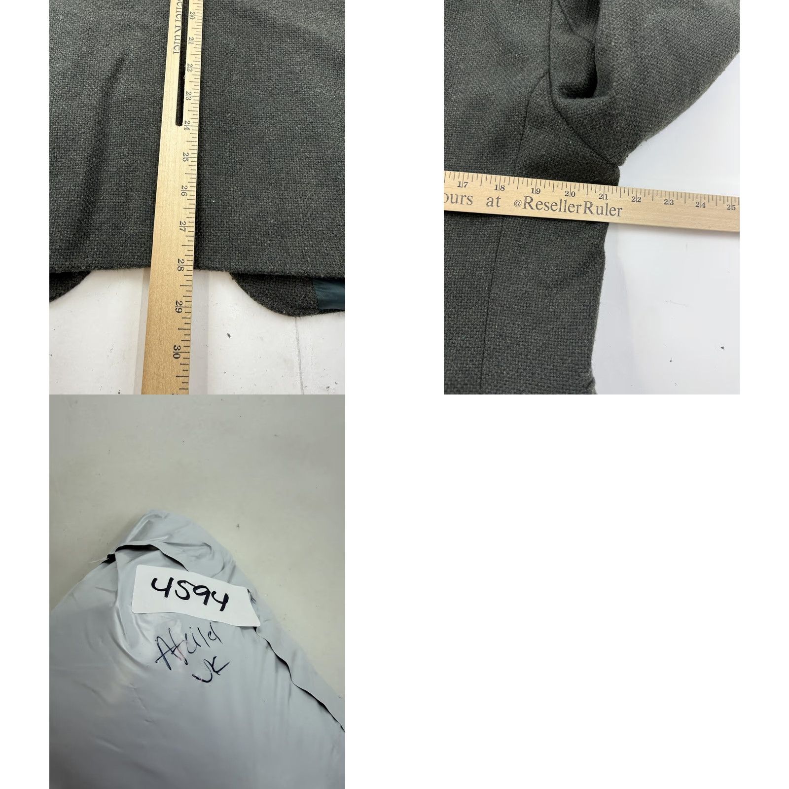 Vintage AFIELD Mens Gray Wool-Blend Tweed 3-Button Single-Breasted Sport Coat Jacket M Size US M / EU 48-50 / 2 - 9 Thumbnail