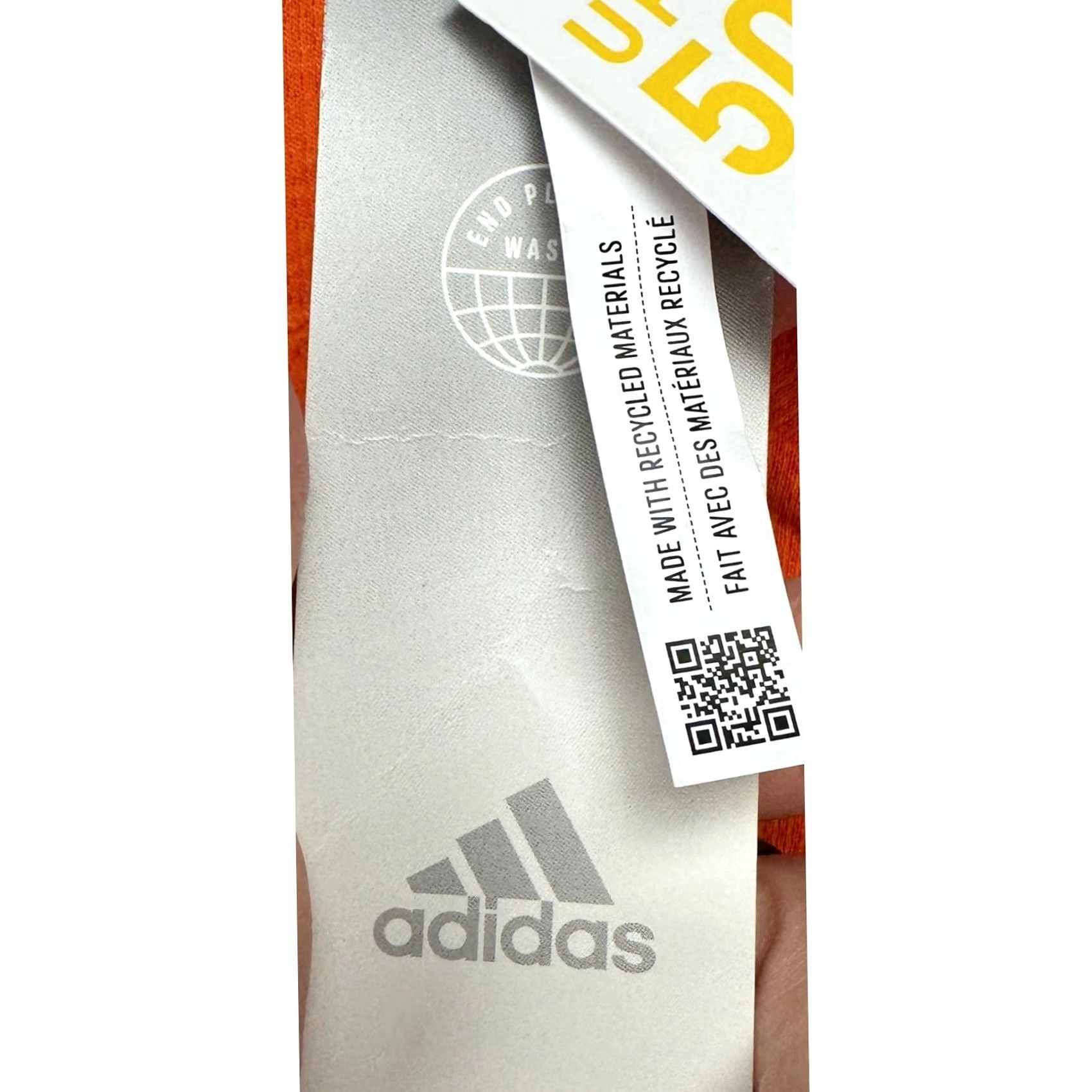 Adidas Adidas Sweater Mens Large Tall Orange Pullover Quarter Zip Knit NEW Primegreen Mock Neck Breathable 1/4 Zip Outdoor Preppy Size US L / EU 52-54 / 3 - 2 Thumbnail