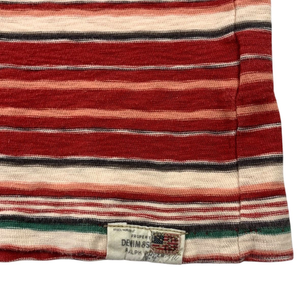 Ralph Lauren Denim Supply RALPH LAUREN Stripe Henley Tee Shirt Size US XS / EU 42 / 0 - 4 Thumbnail