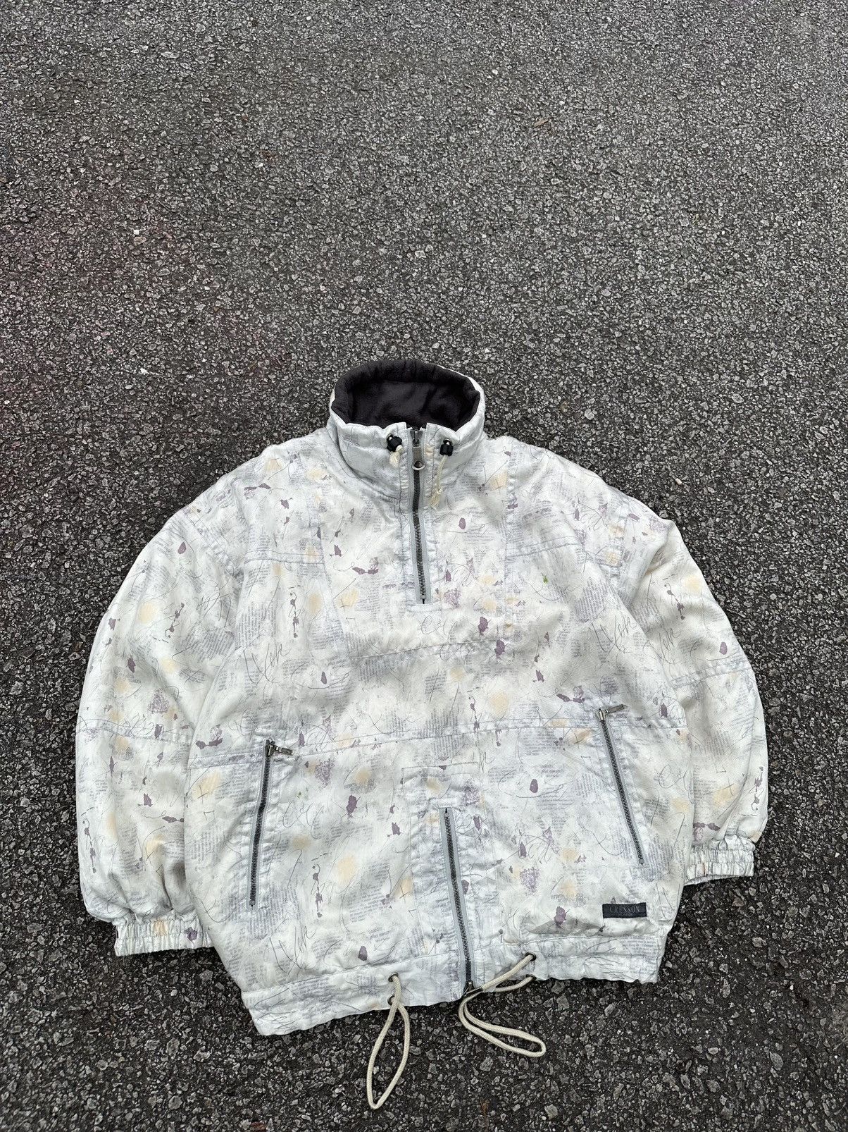 Vintage 👹Vintage Cresson Homme Baggy Pullover Bomber Jacket Size US L / EU 52-54 / 3 - 3 Thumbnail