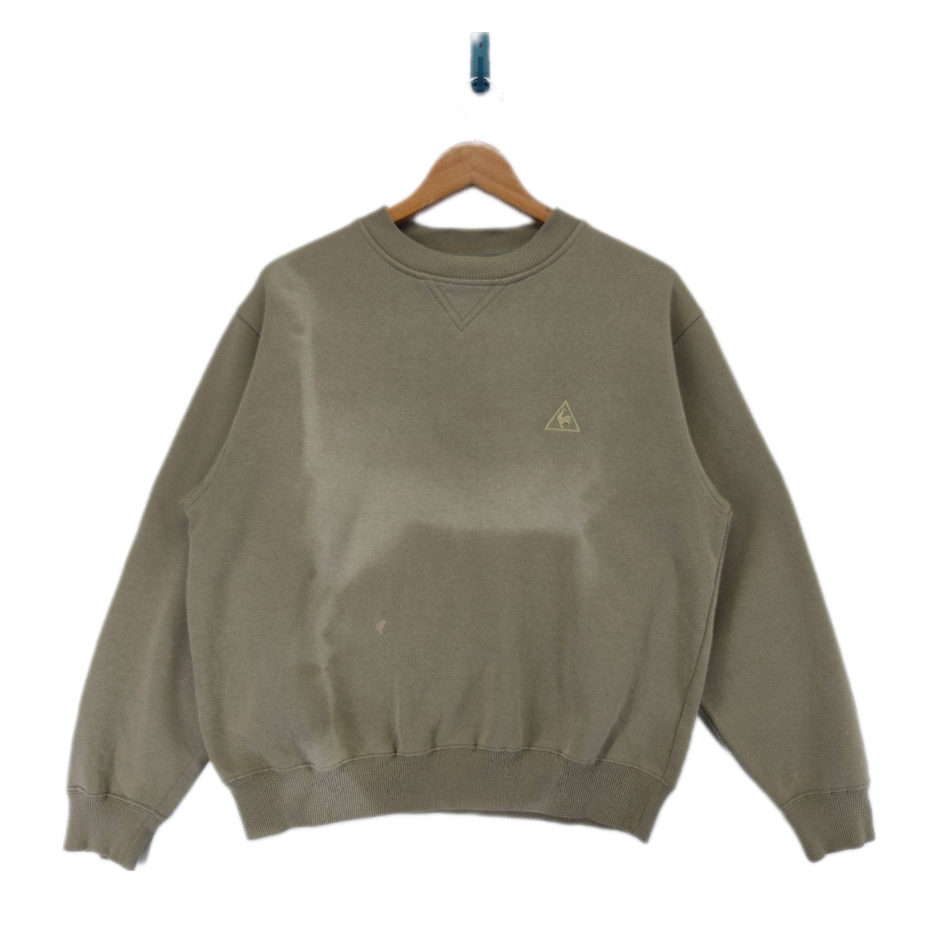 Le Coq Sportif Vintage Le Coq Sportif Sweatshirt Khaki Size US S / EU 44-46 / 1 - 1 Thumbnail
