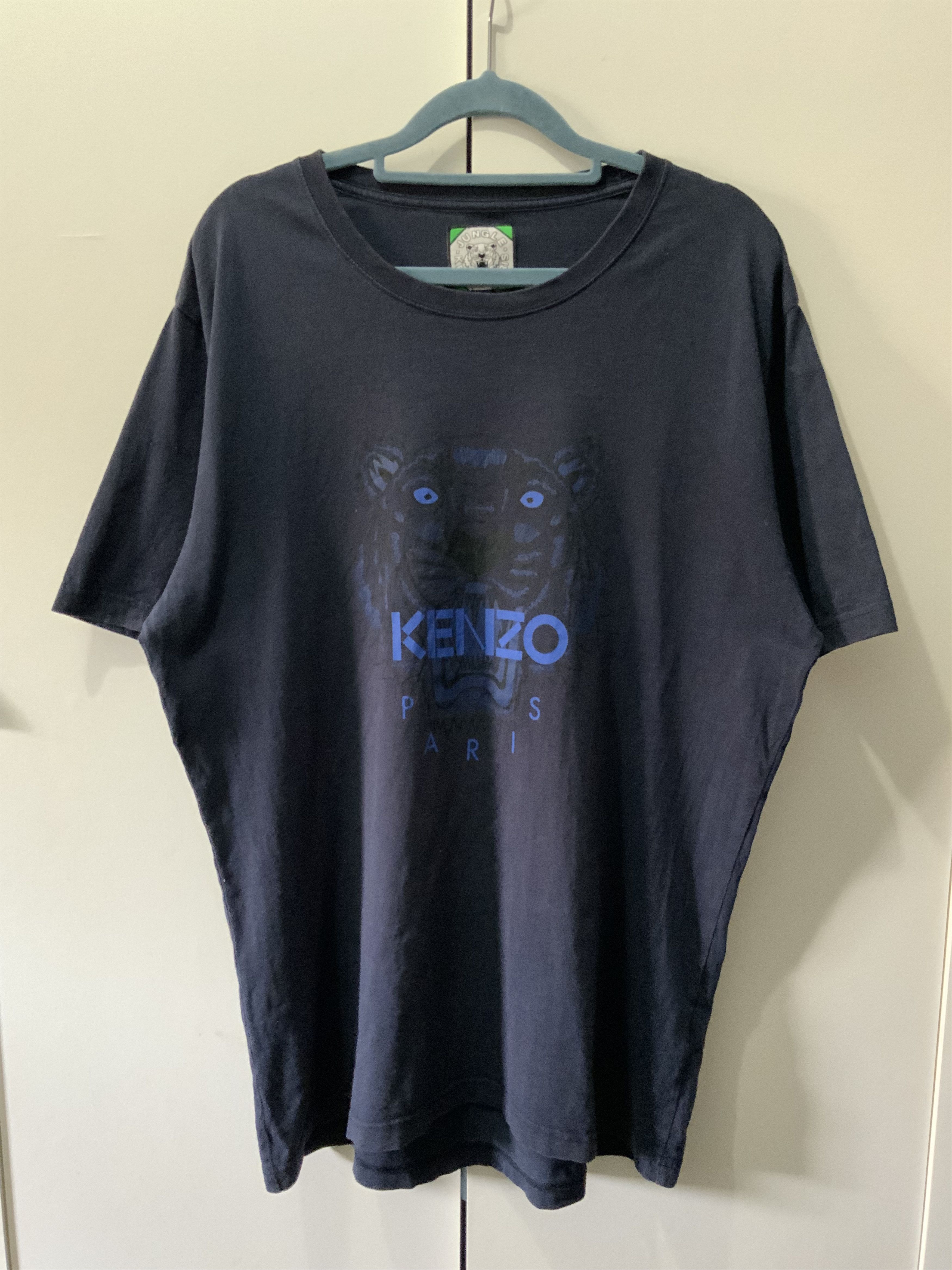 Japanese Brand Jungle Kenzo Paris Indigo Tee Size US XL / EU 56 / 4 - 1 Thumbnail