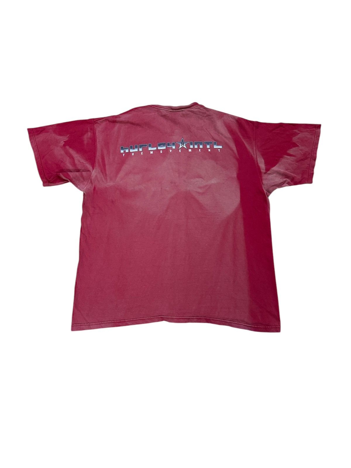 Hurley × Vintage Rare Beautiful Sun Faded Vintage Hurley The Movement Tee Size US XL / EU 56 / 4 - 2 Thumbnail