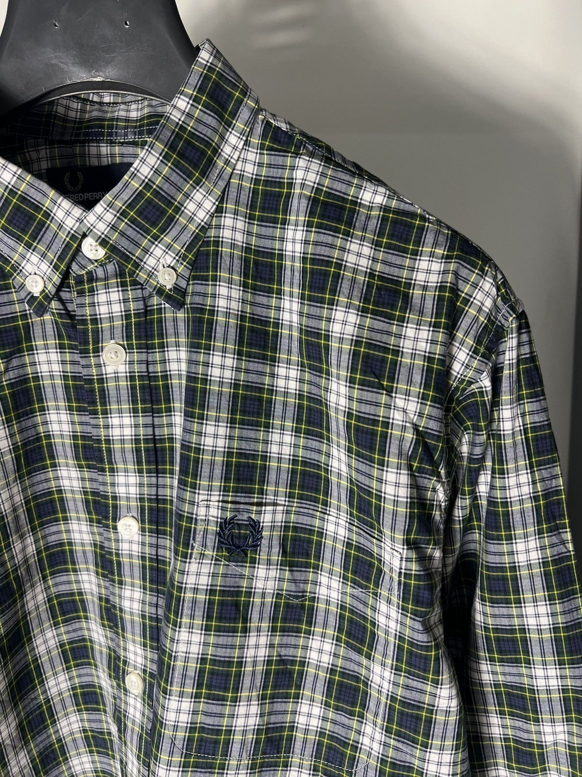 Fred Perry × Vintage VERY RARE FRED PERRY LONG SLEEVE SHIRT DESIGNER CASUAL Y2K Size US L / EU 52-54 / 3 - 2 Thumbnail