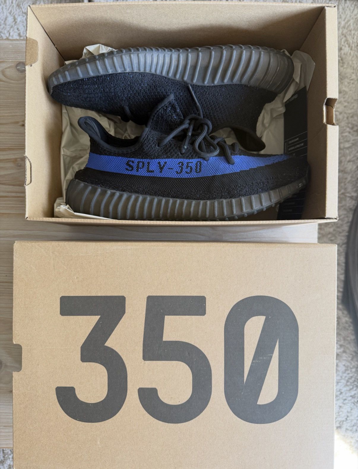 Adidas Adidas Yeezy Boost 350 V2 Low Dazzling Blue Size US 10 / EU 43 - 3 Thumbnail
