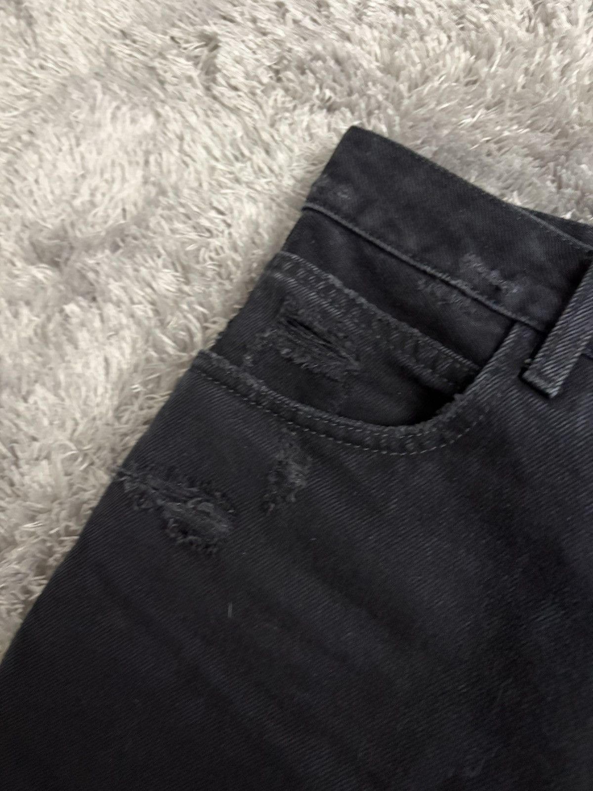 Ann Demeulemeester ANN DEMEULEMEESTER DISTRESSED FLARES Size US 28 / EU 44 - 4 Thumbnail