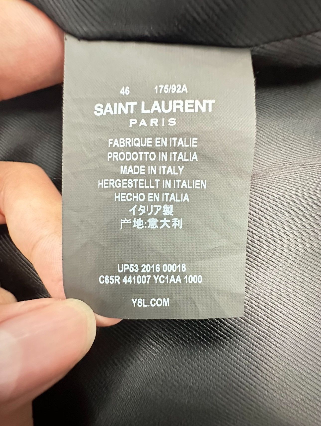 Saint Laurent Paris *RARE* Saint Laurent Paris Leather Fringe Jacket Size US S / EU 44-46 / 1 - 4 Thumbnail