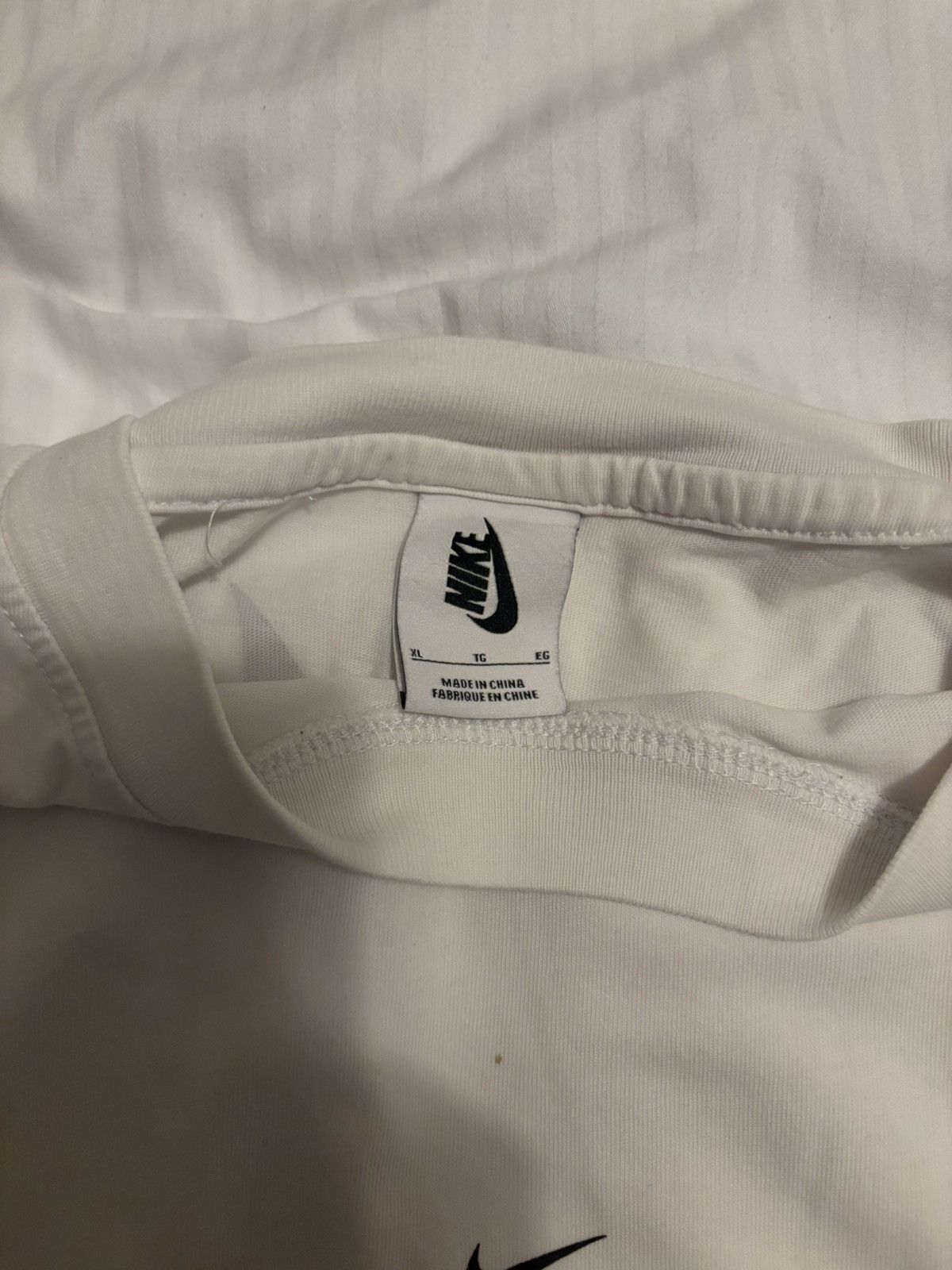 MMW × Nike MMW x Nike White Tee XL Size US XL / EU 56 / 4 - 3 Thumbnail