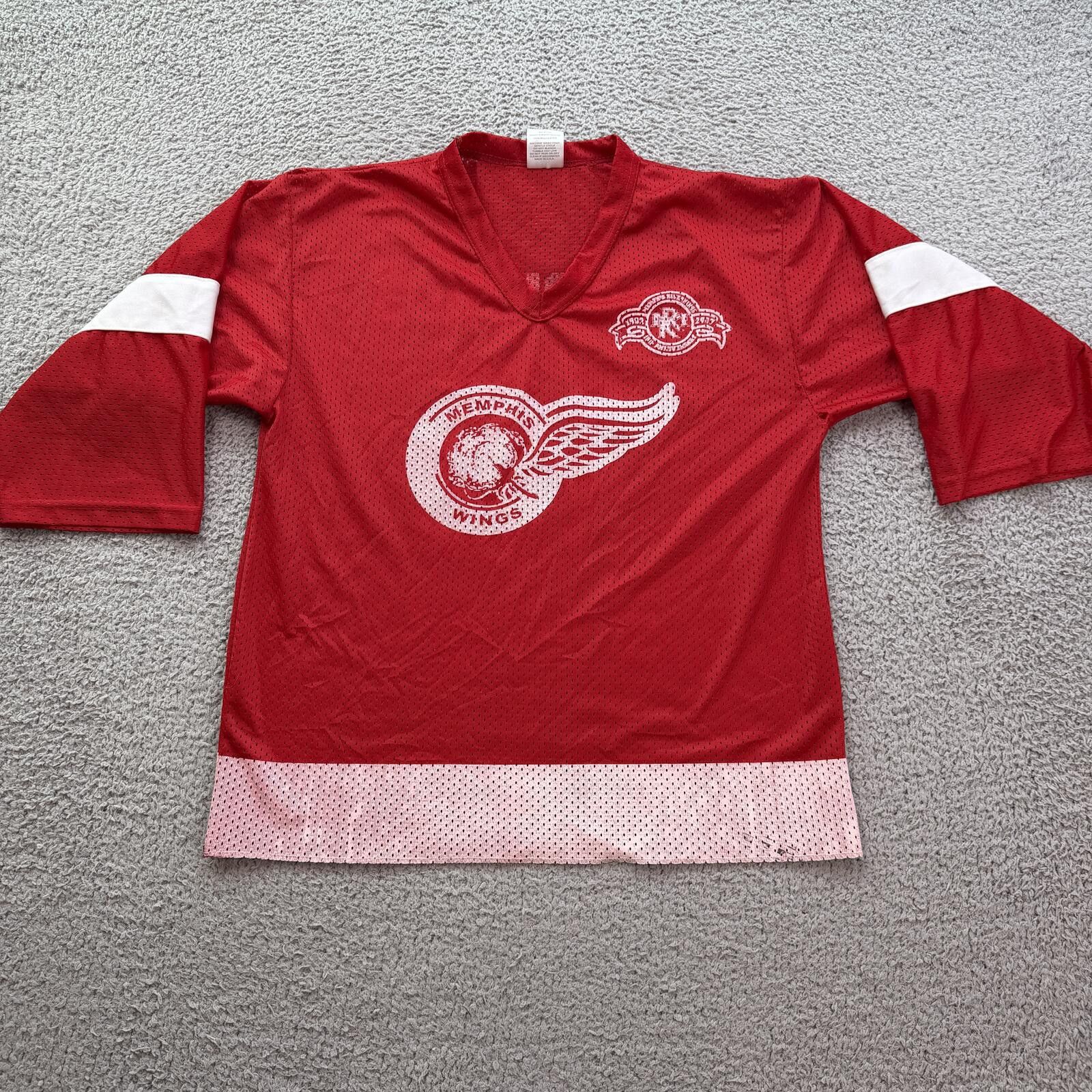Other Vintage Y2K Memphis RiverKings Hockey Jersey Red Wings Mesh Size US S / EU 44-46 / 1 - 1 Thumbnail