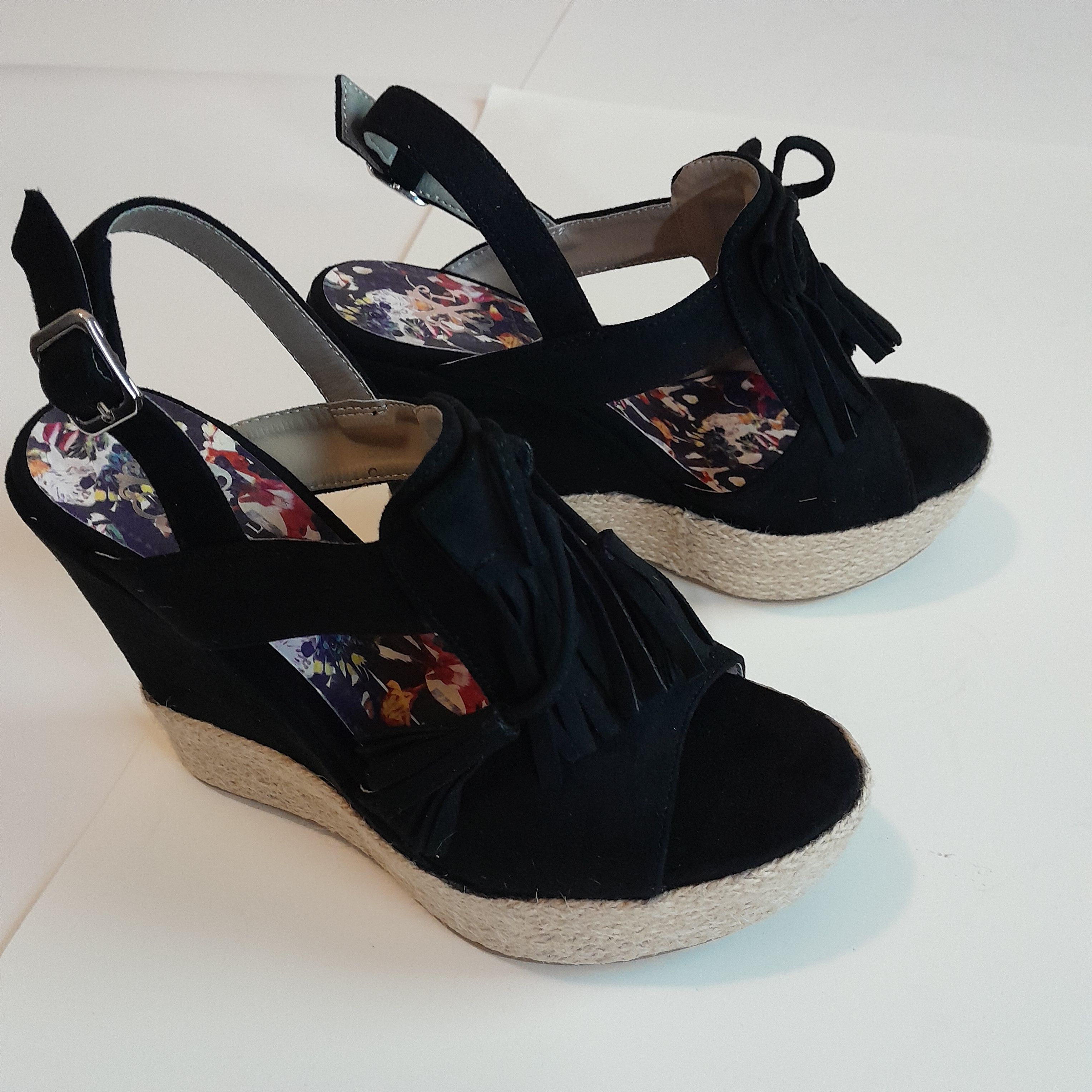 Christian Lacroix Christian Lacroix Angelina Women’s Sandals Black Size 8.5 Size US 8.5 / IT 38.5 - 1 Thumbnail