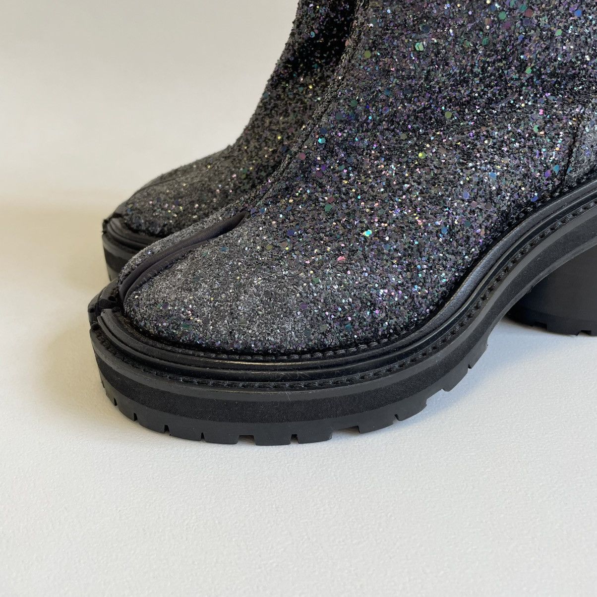 Maison Margiela A/W 19 High Heel Glitter Hunter Tabi Boots Size US 7 / IT 37 - 5 Thumbnail