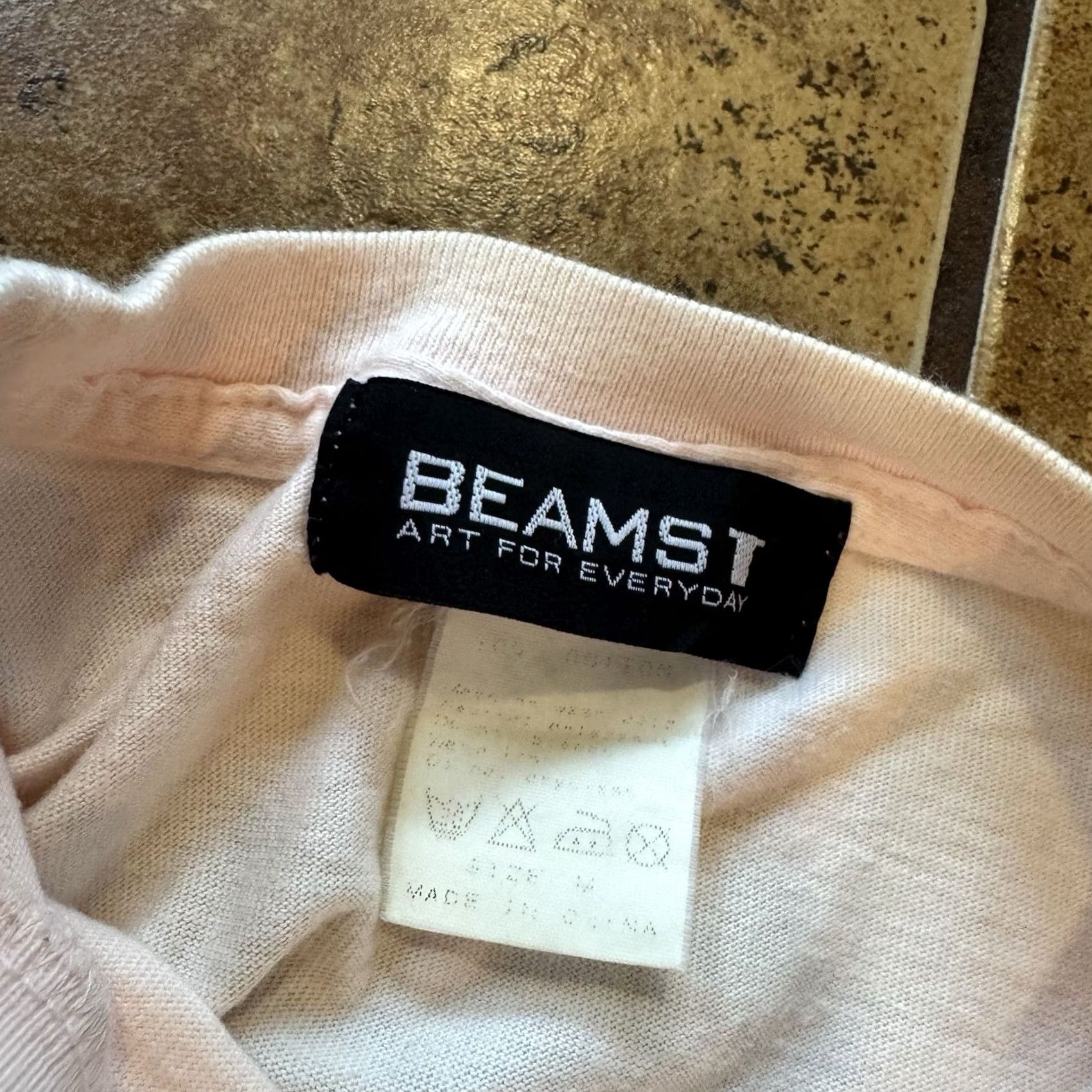 Vintage BEAMS T Art for Everyday T-Shirt Crew Mens M Japan Bunny Rabbit White Size US M / EU 48-50 / 2 - 2 Thumbnail