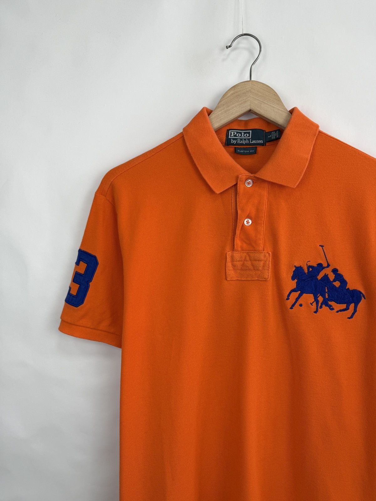 Polo Ralph Lauren 🇺🇸 Vintage 90s Polo Ralph Lauren Polo T-Shirt New York Rare Size US L / EU 52-54 / 3 - 3 Thumbnail