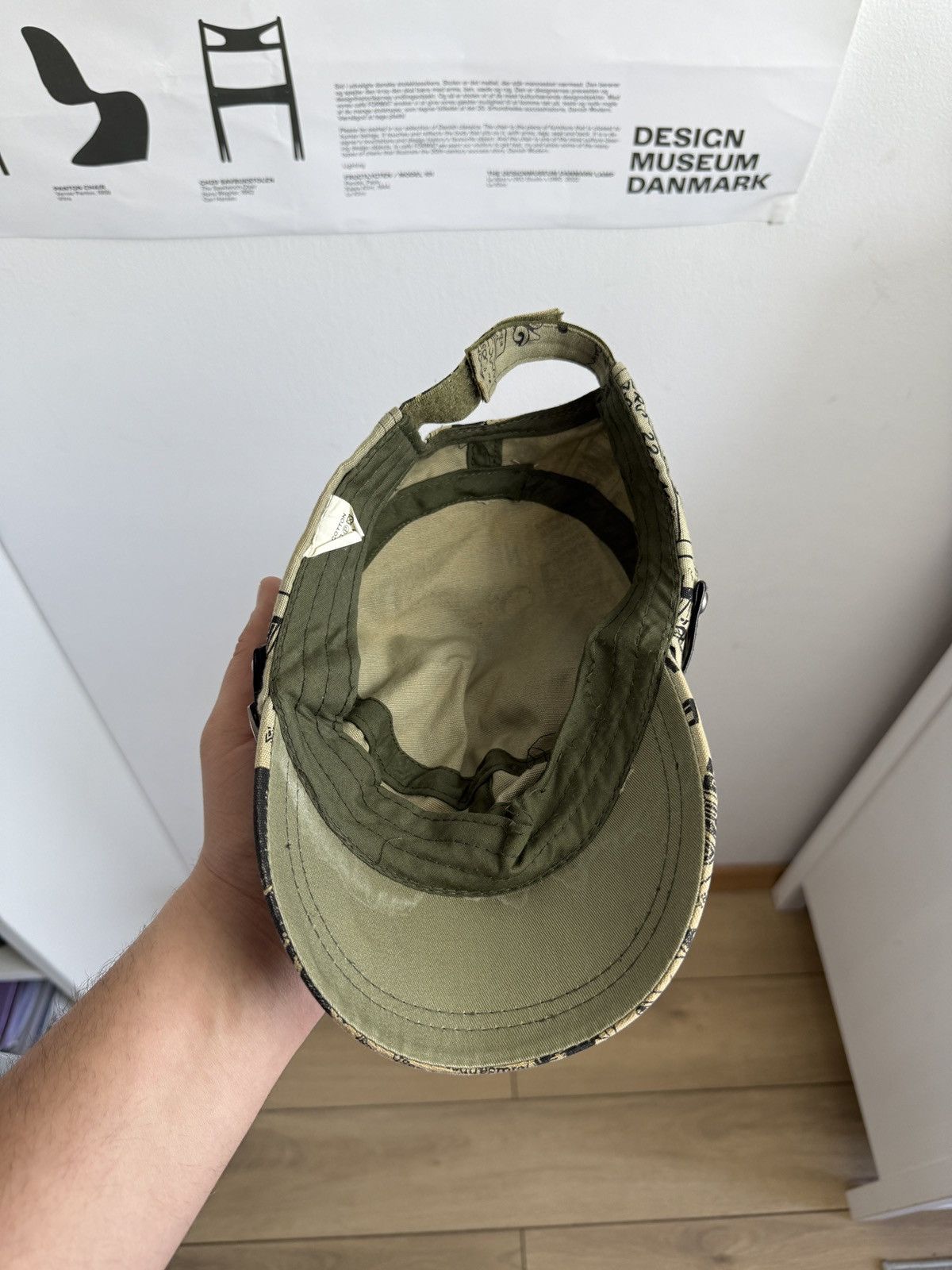Japanese Brand Vintage y2k all over print japanese grunge opium cap hat rare Size ONE SIZE - 6 Thumbnail