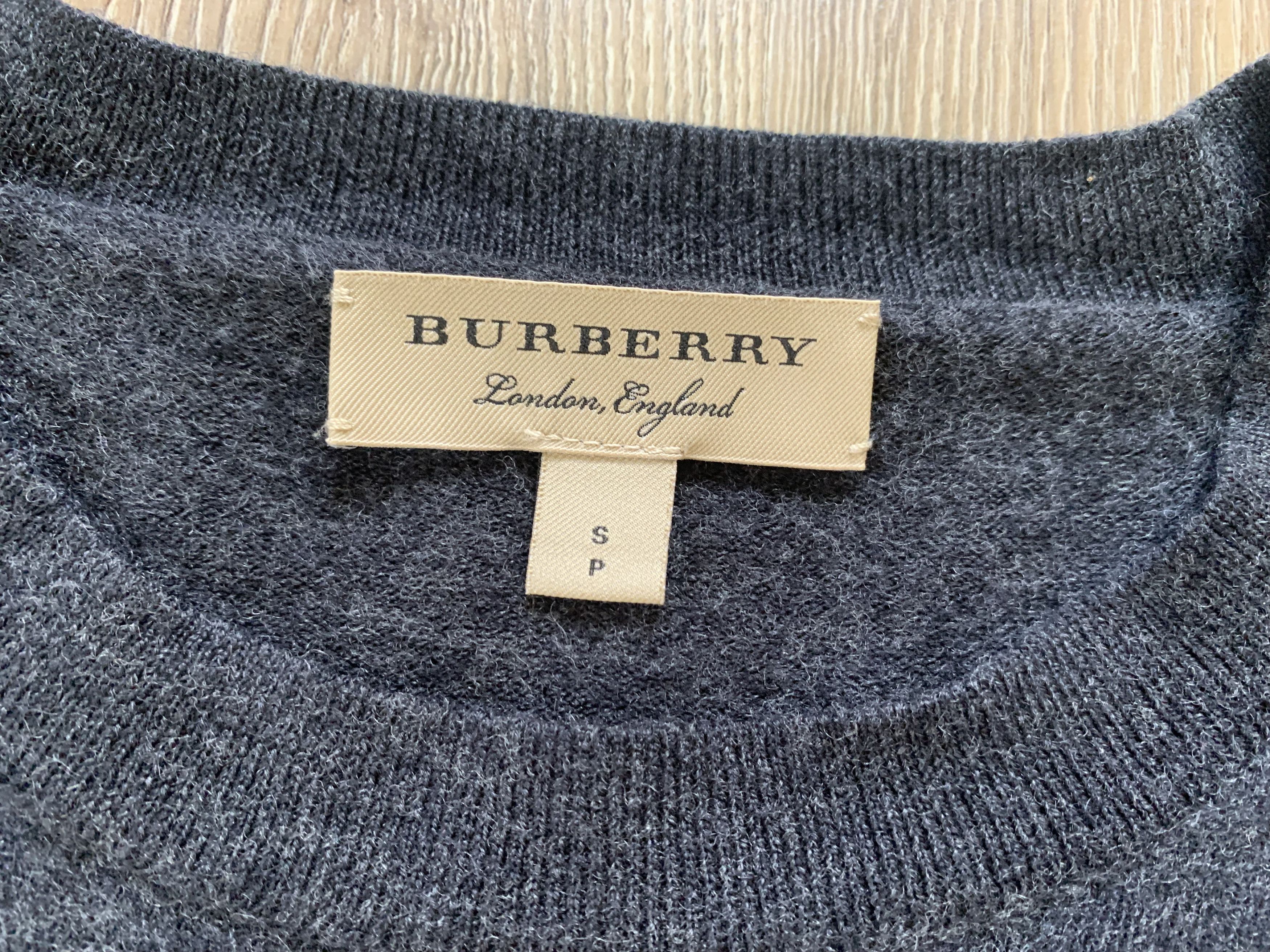 Burberry × Vintage Burberry Vintage Merino Wool Womens Sweater Size S / US 4 / IT 40 - 5 Thumbnail