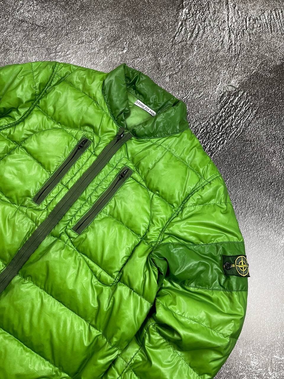 Massimo Osti 90s Vintage Stone Island Down Jacket Nylon Very Rare Size US XL / EU 56 / 4 - 2 Thumbnail