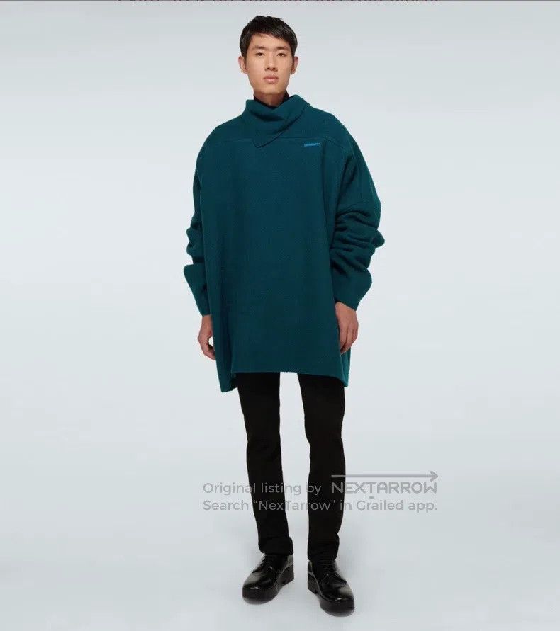 Raf Simons Raf Simons Oversized board-shaped woollen sweater Size US S / EU 44-46 / 1 - 6 Thumbnail