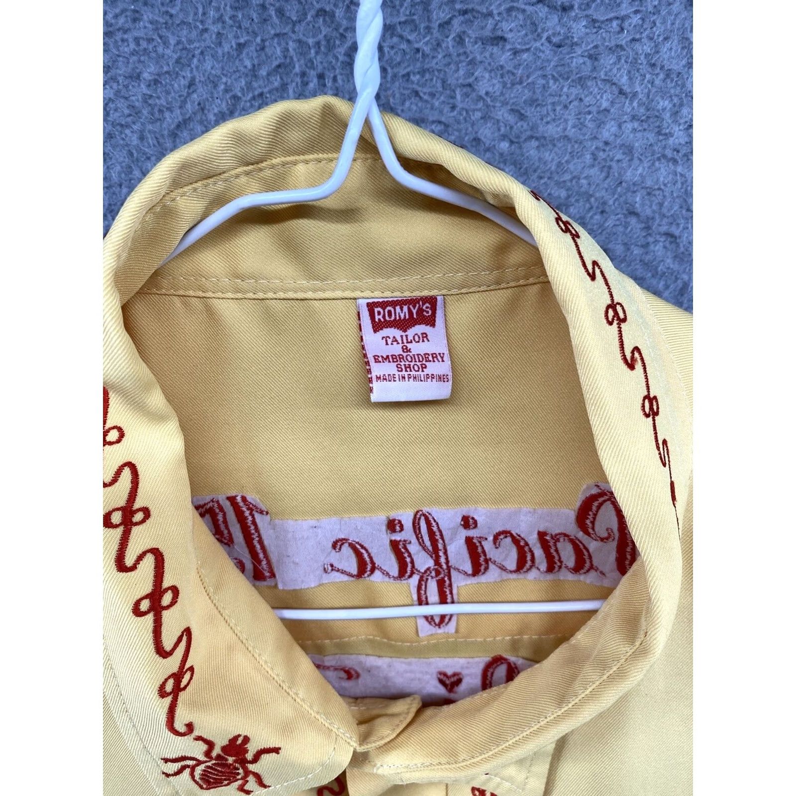 Alife VTG 90s VFW Life Member Button Up Pacific 15 Modalities Mites Hospital Shirt 3XL Size US XXL / EU 58 / 5 - 4 Thumbnail