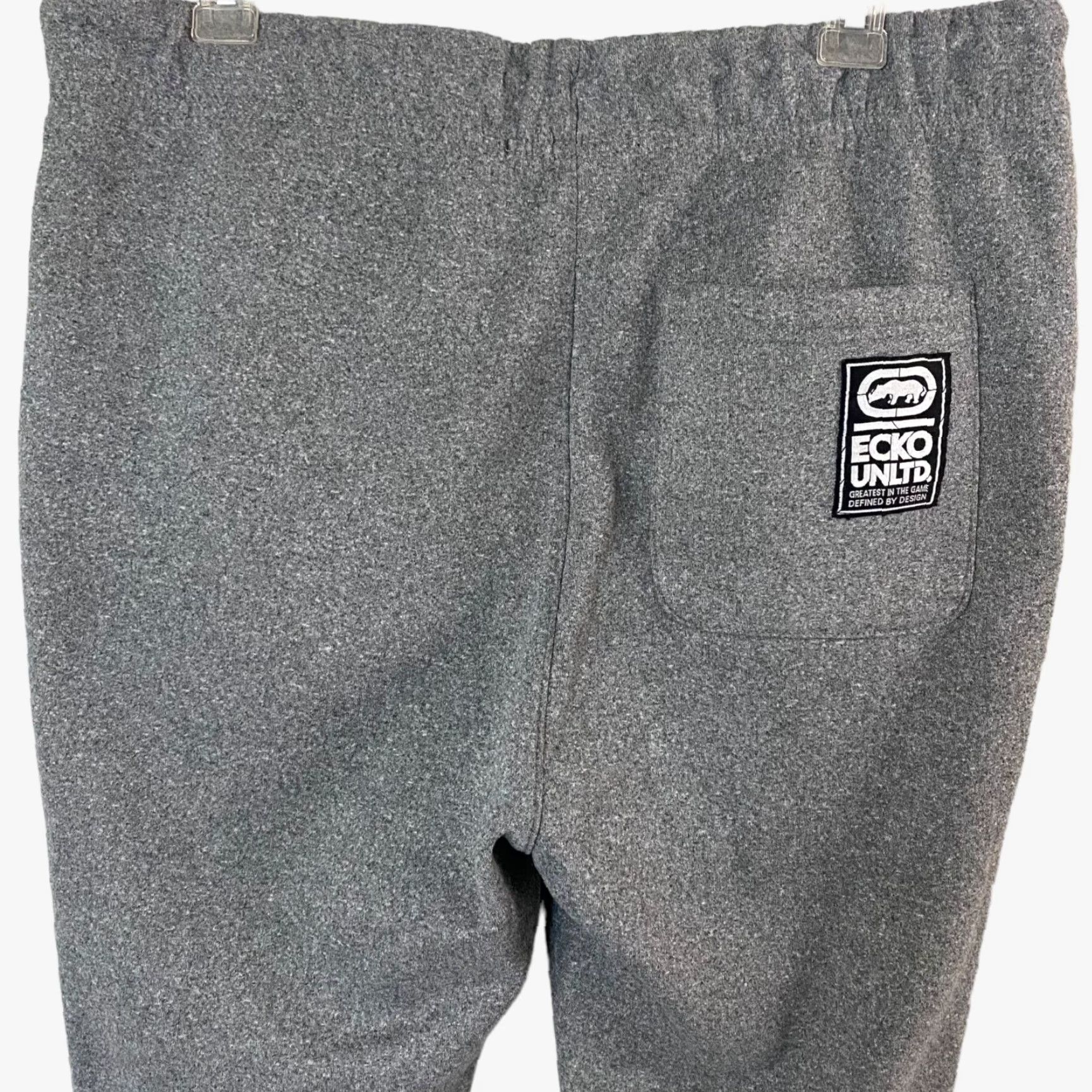 Ecko Unltd. VINTAGE Ecko Unltd. Fleece Jogger Sweatpant Gray Logo Embroidered Sweatpant Activewear Mens Medium Size US 31 - 6 Thumbnail