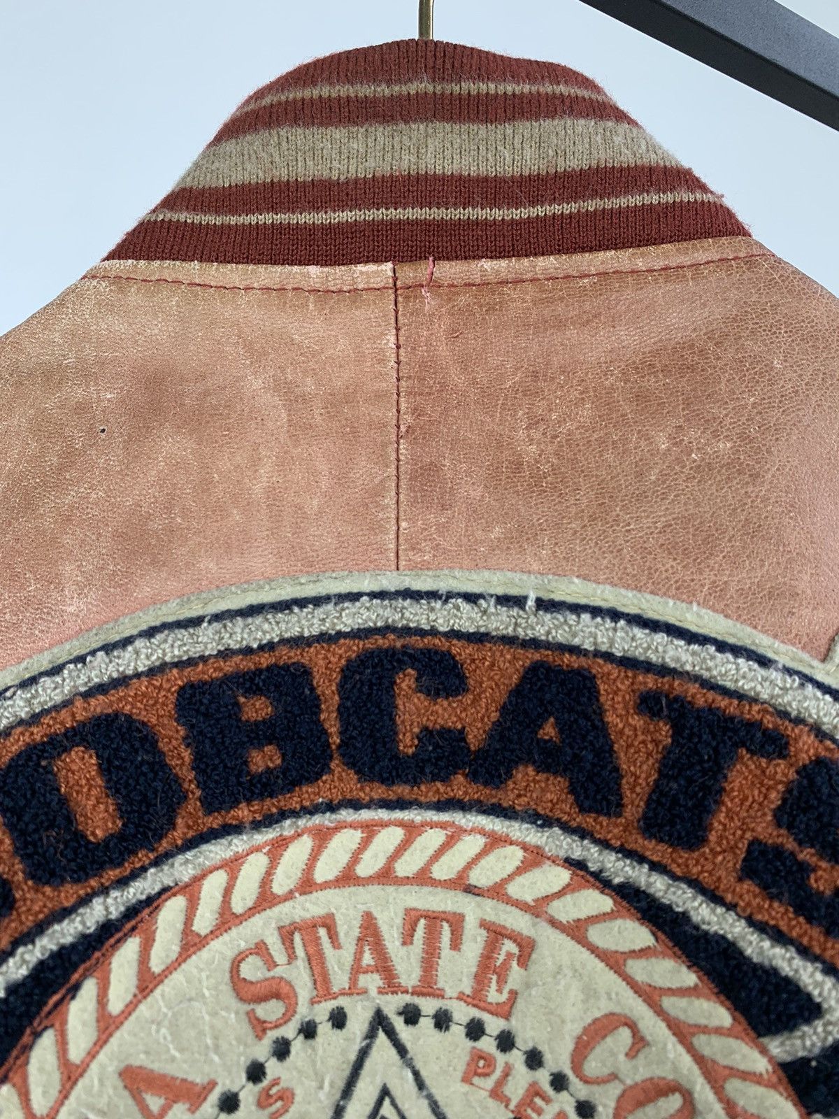 Avirex Avirex Bobcat Bozeman Patina Varsity Leather Jacket Size US M / EU 48-50 / 2 - 11 Thumbnail