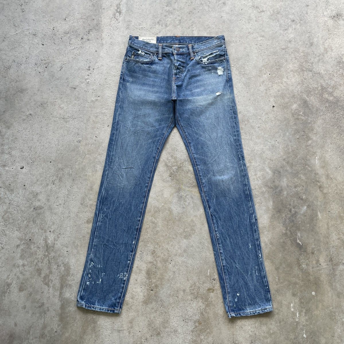 Abercrombie & Fitch Vintage Ambercrombie & Fitch Skinny Jeans Pants Denim W32 Size US 32 / EU 48 - 1 Thumbnail