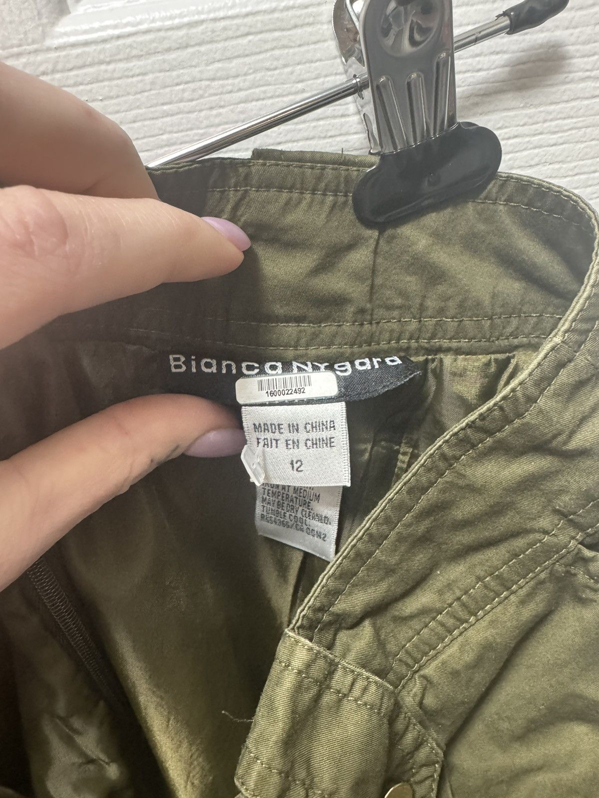Bianca Saunders Bianca Nygara Military Green Cargo Pocket Maxi Skirt Size 32" / US 10 / IT 46 - 4 Thumbnail