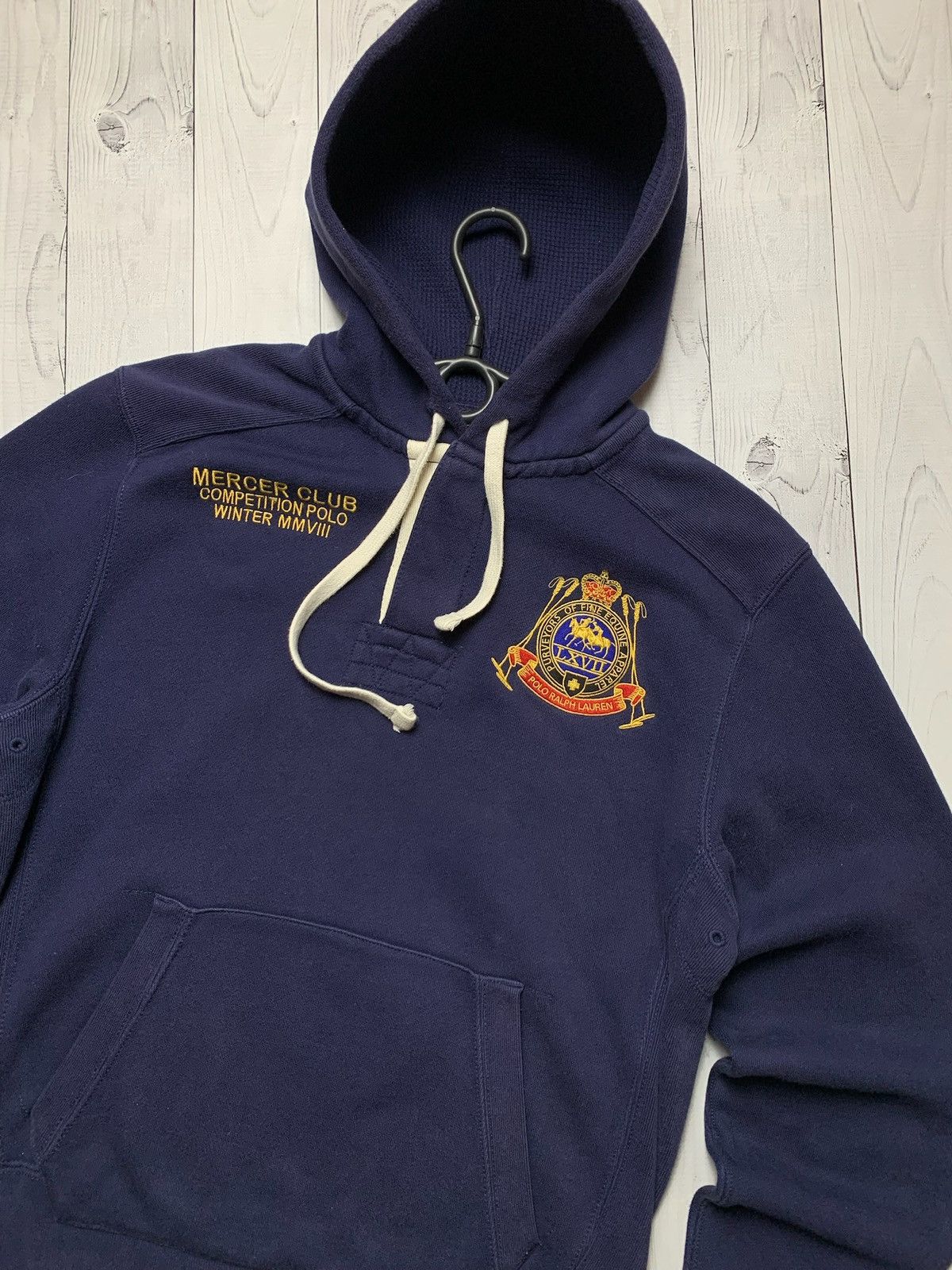 Polo Ralph Lauren × Vintage Vintage polo Ralph Lauren big logo hoodie rugby 3 winter S Size US S / EU 44-46 / 1 - 5 Thumbnail