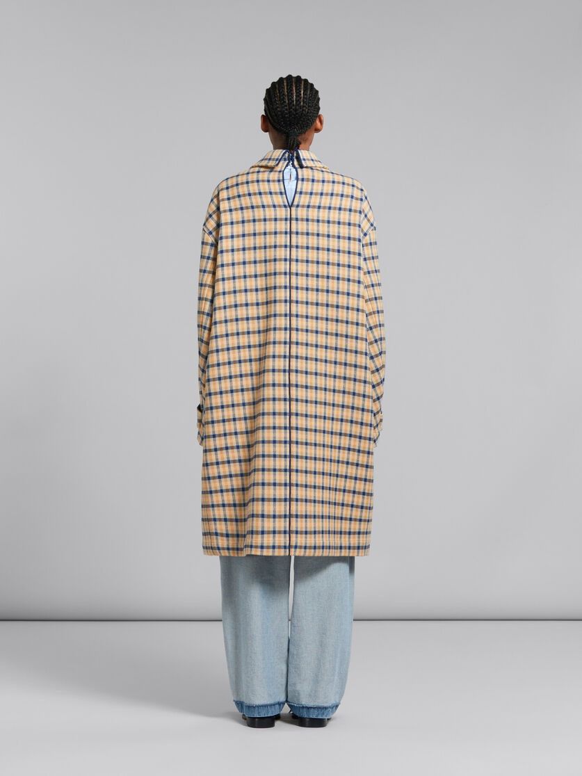 Marni oc11z0525 Checked Wool Reversible Coat in Multicolor Size XL / US 12-14 / IT 48-50 - 3 Thumbnail